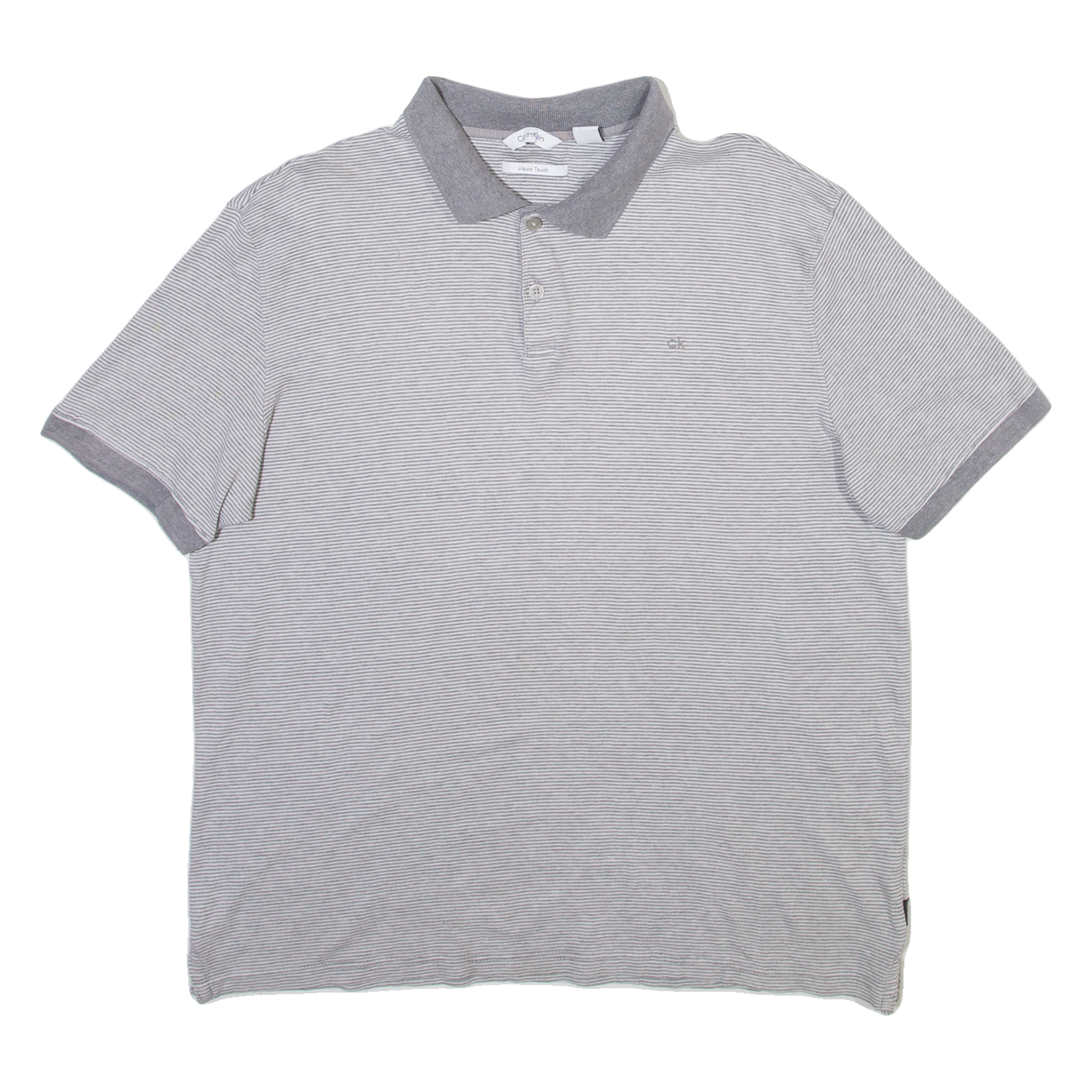 Buy CALVIN KLEIN Mens Polo Shirt Grey Striped M Refurbished - $25.99 CALVIN KLEIN Mens Polo Shirt Grey Striped M Refurbished - N/A refurbished available on Cerqular