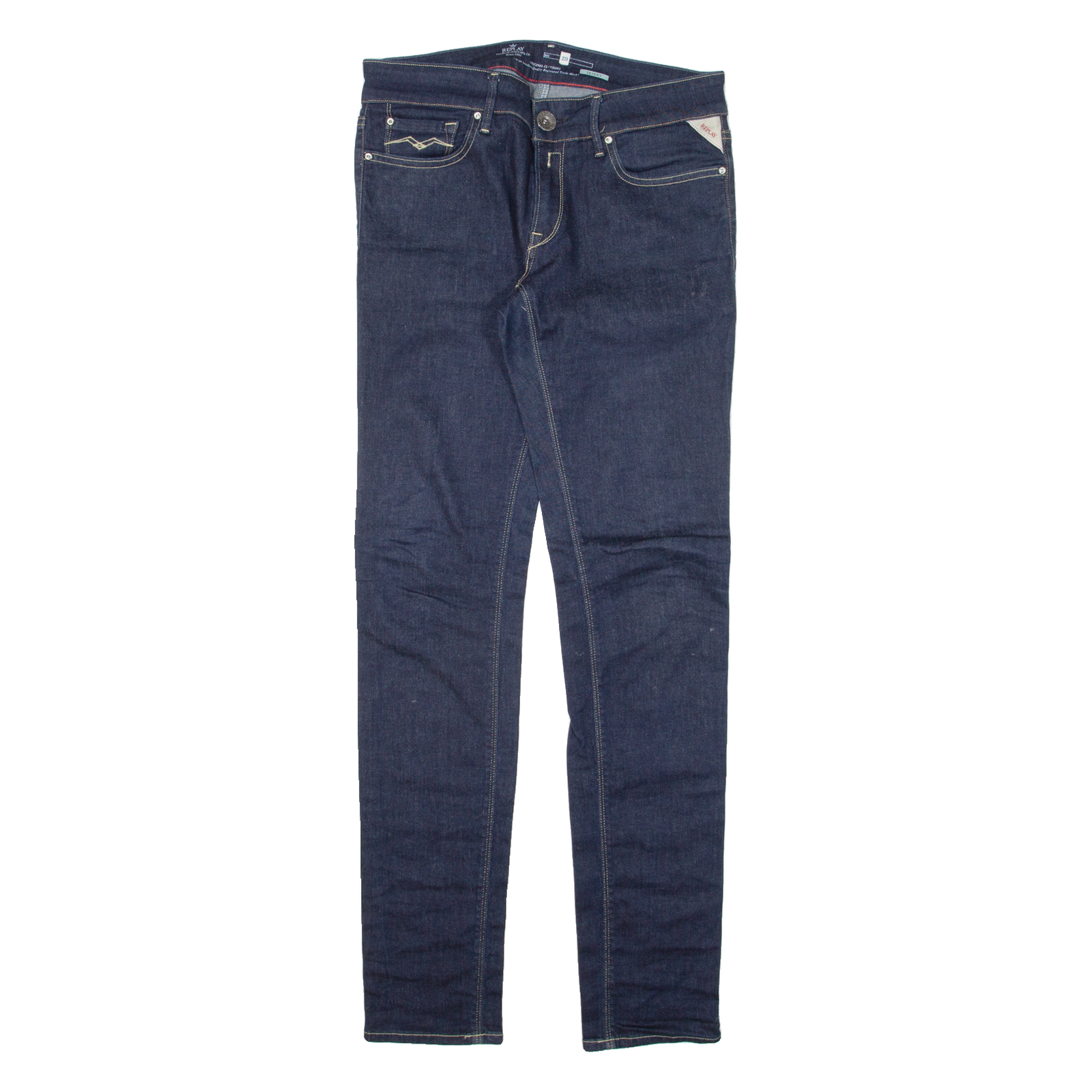 REPLAY Womens Jeans Blue Slim Skinny W29 L31 Refurbished - N/A refurbished available on Cerqular