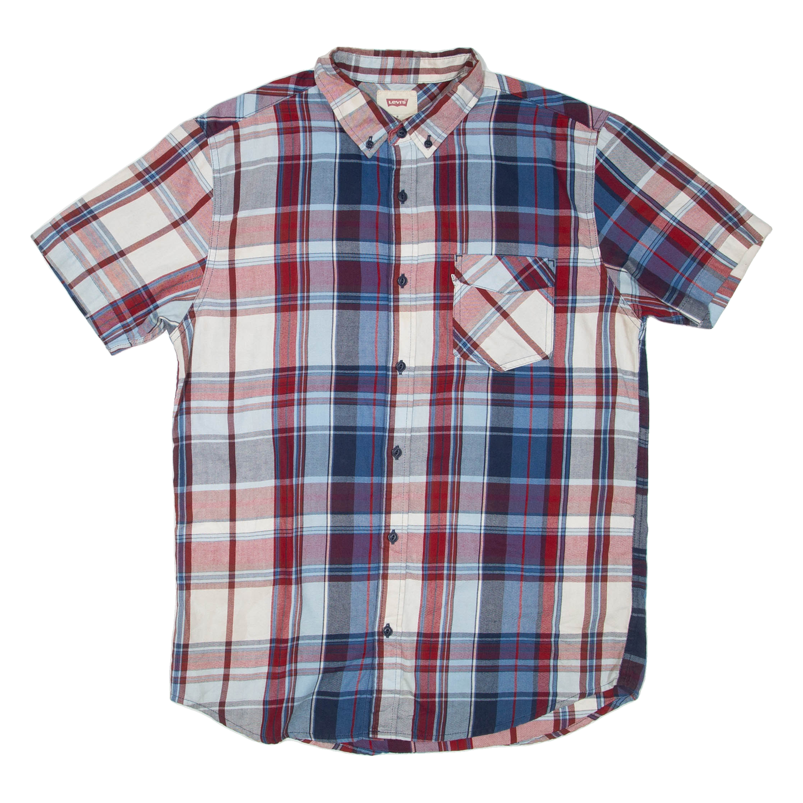 Buy LEVI'S Mens Shirt Red Check M Refurbished - $31.19 LEVI'S Mens Shirt Red Check M Refurbished - N/A refurbished available on Cerqular
