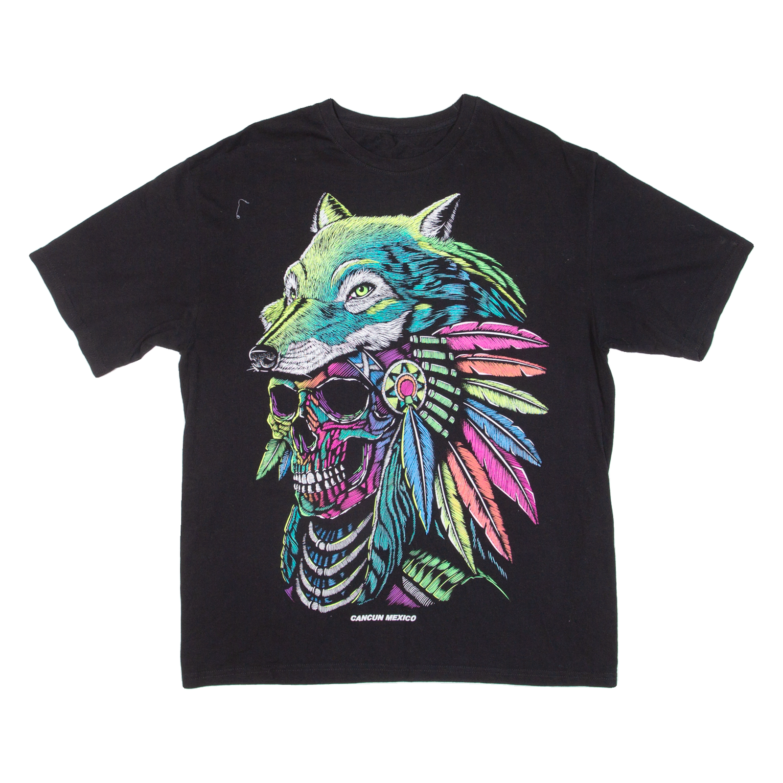 Cancun Mexico Mens T-Shirt Black M Refurbished - N/A refurbished available on Cerqular