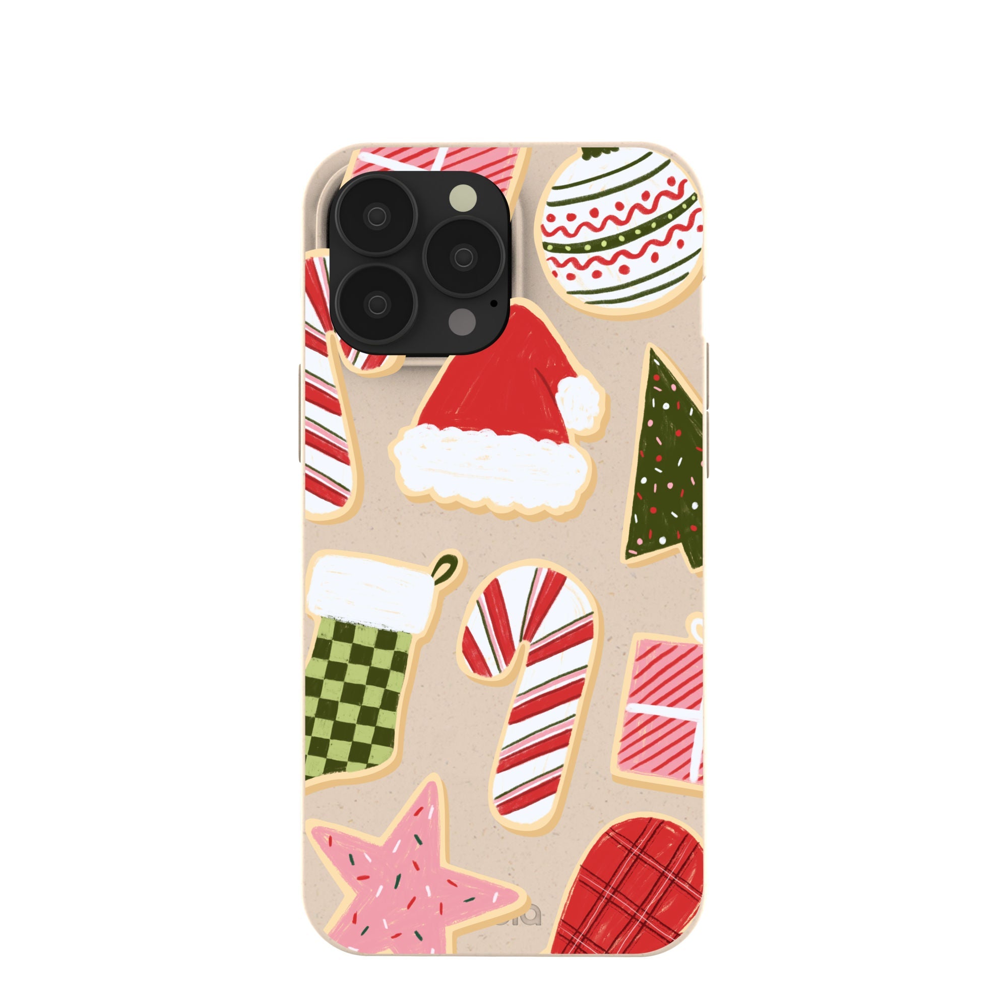 Seashell Festive Cookies iPhone 13 Pro Max Case Refurbished - Pela Case refurbished available on Cerqular