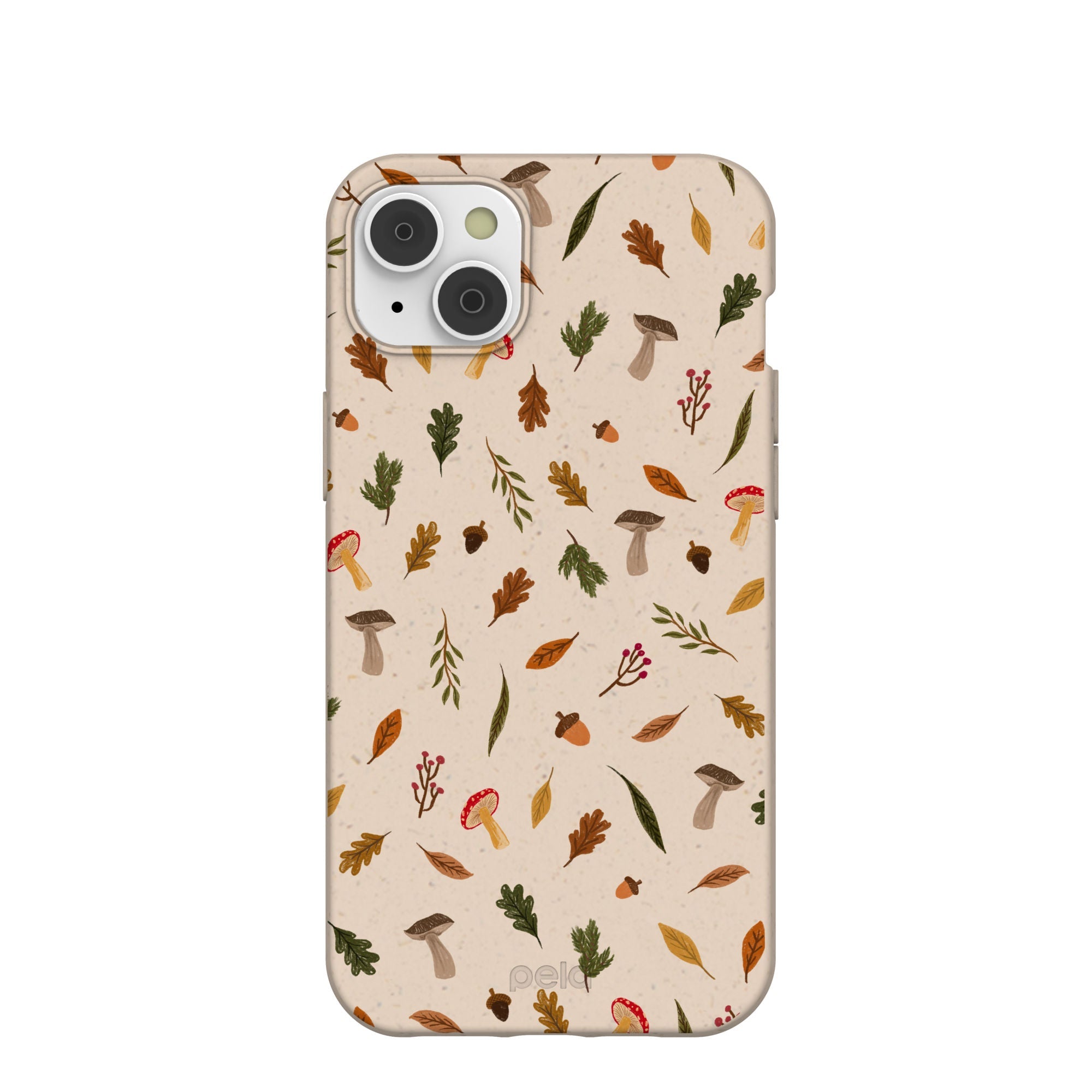 Seashell Woodland Harvest iPhone 14 Plus Case Refurbished - Pela Case refurbished available on Cerqular