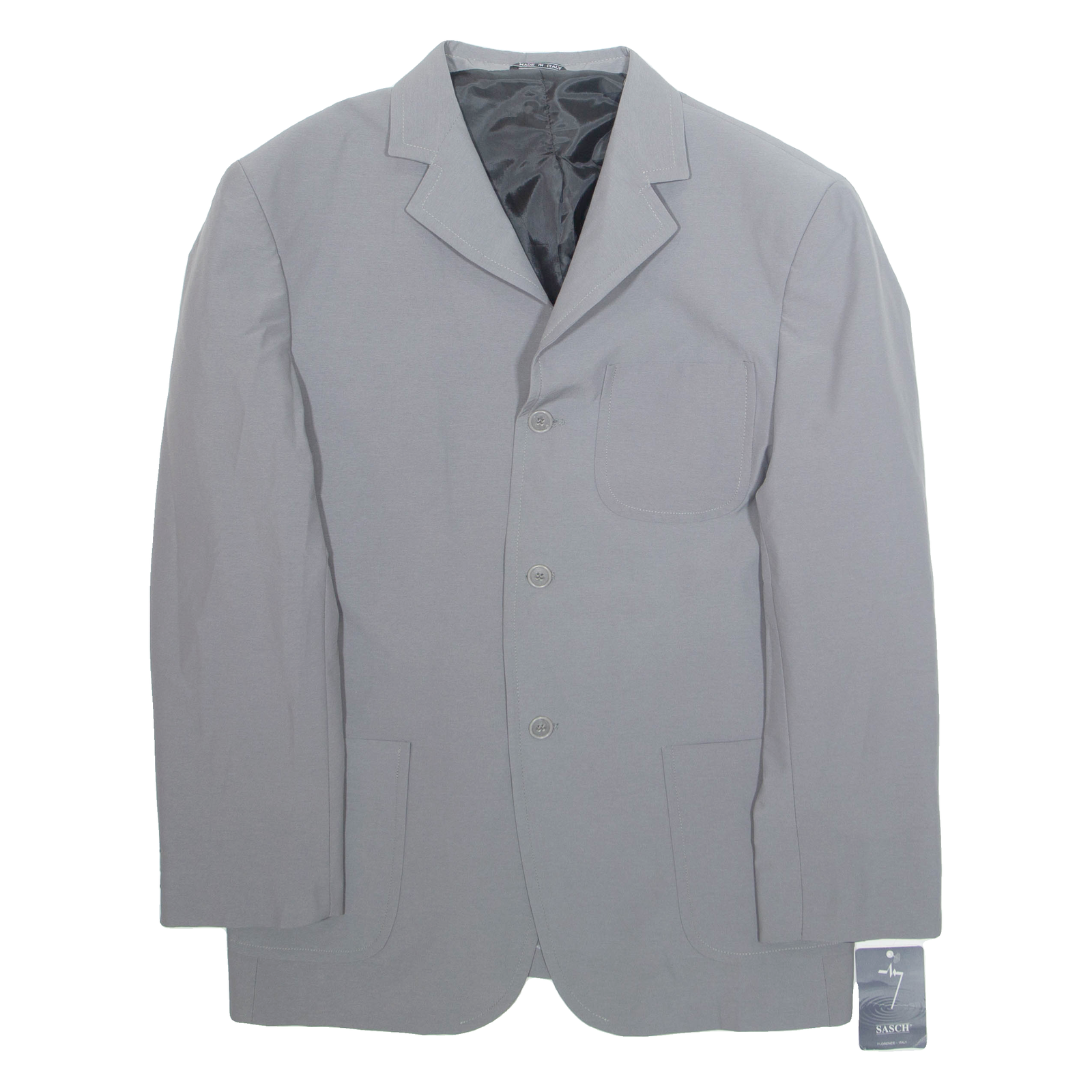 SASCH Mens Blazer Jacket Grey L Refurbished - N/A refurbished available on Cerqular