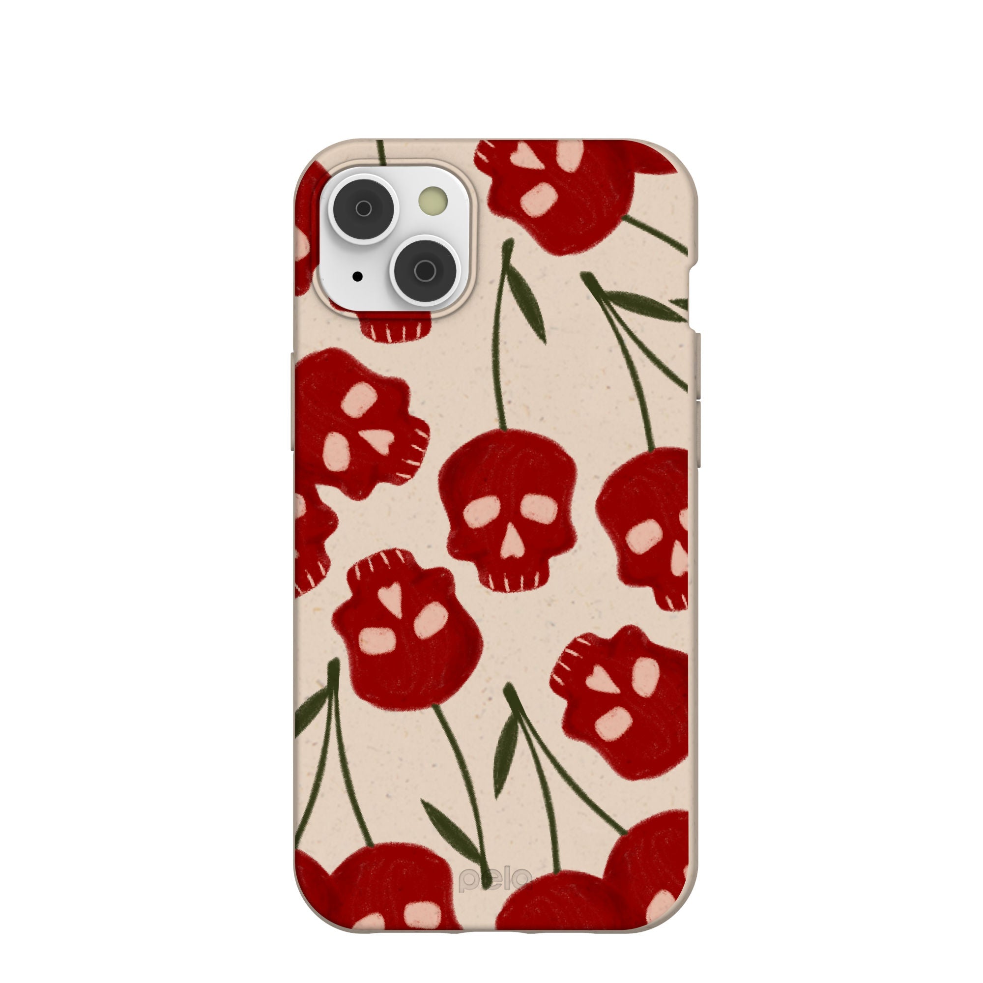 Seashell Scary Cherry iPhone 14 Plus Case Refurbished - Pela Case refurbished available on Cerqular
