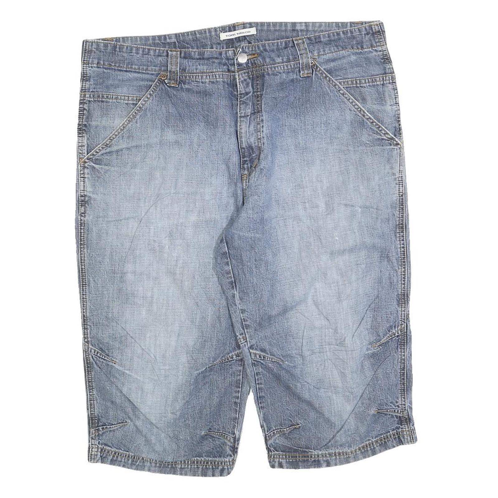 TOM TAILOR Mens Denim Blue Casual Shorts XL W38 Cotton Blend Refurbished - N/A refurbished available on Cerqular