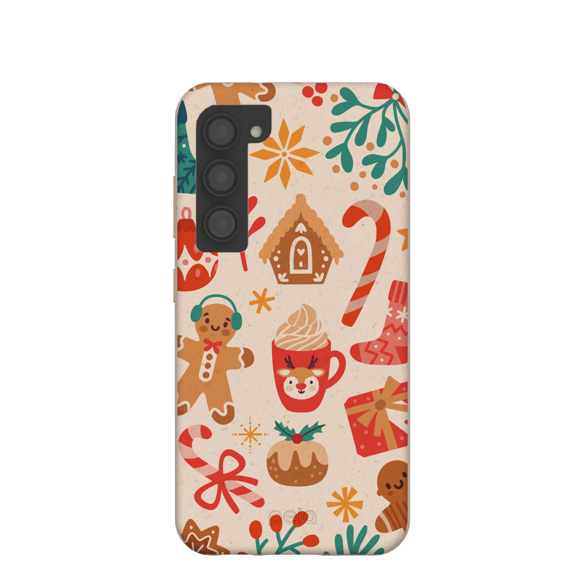 Seashell Festive AF Samsung Galaxy S23 Case Refurbished - Pela Case refurbished available on Cerqular