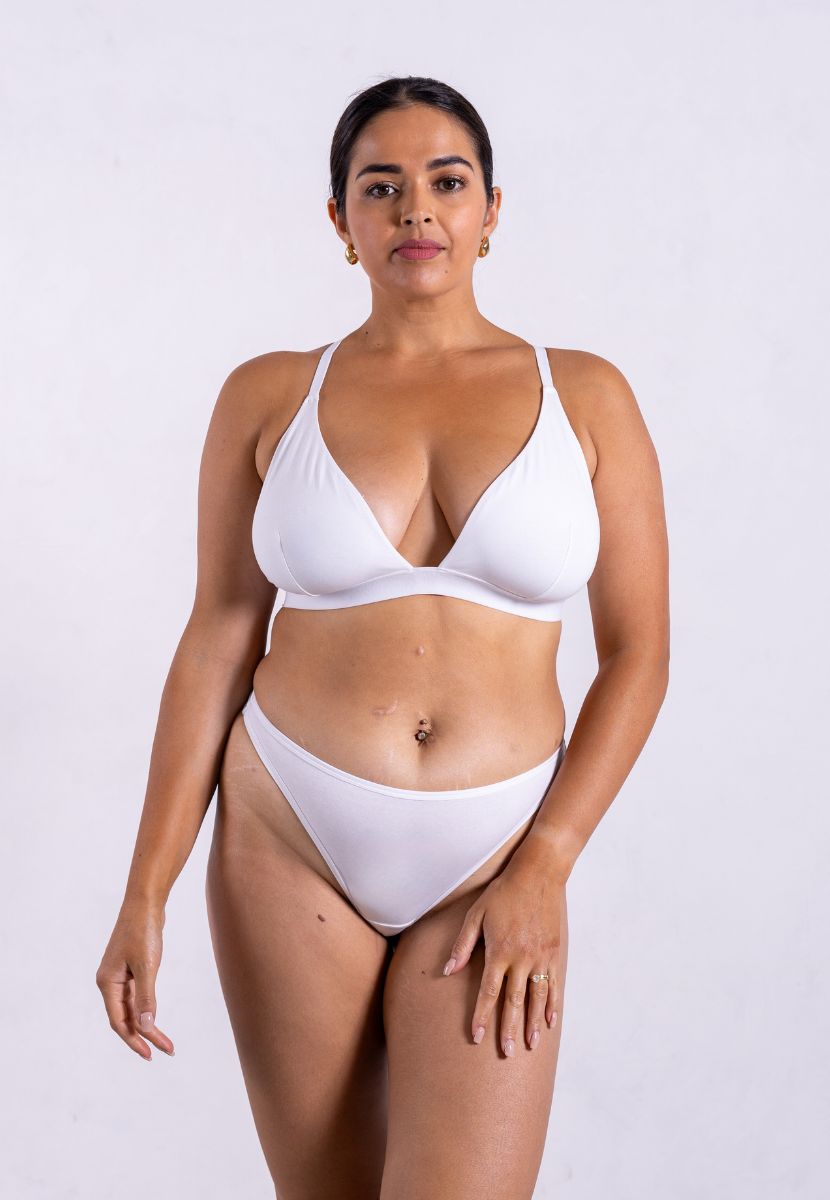 High Rise Thong, White | Size: M Refurbished - N/A (Note: It's possible that "Pantee" refurbished available on Cerqular