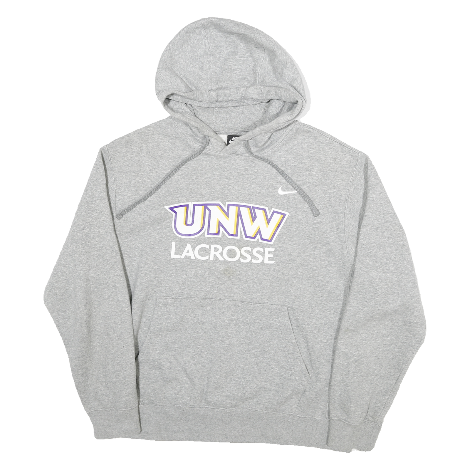 NIKE Mens Grey UNW Lacrosse Pullover Hoodie M Athletic Sportswear Refurbished - N/A refurbished available on Cerqular