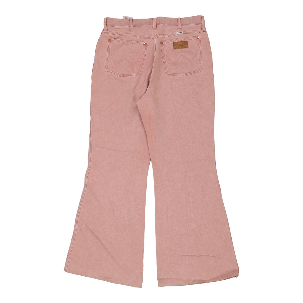 Wrangler Jeans - 32W UK 12 Pink Cotton Refurbished - Thrifted (note: this is a term often used to describe second- refurbished available on Cerqular