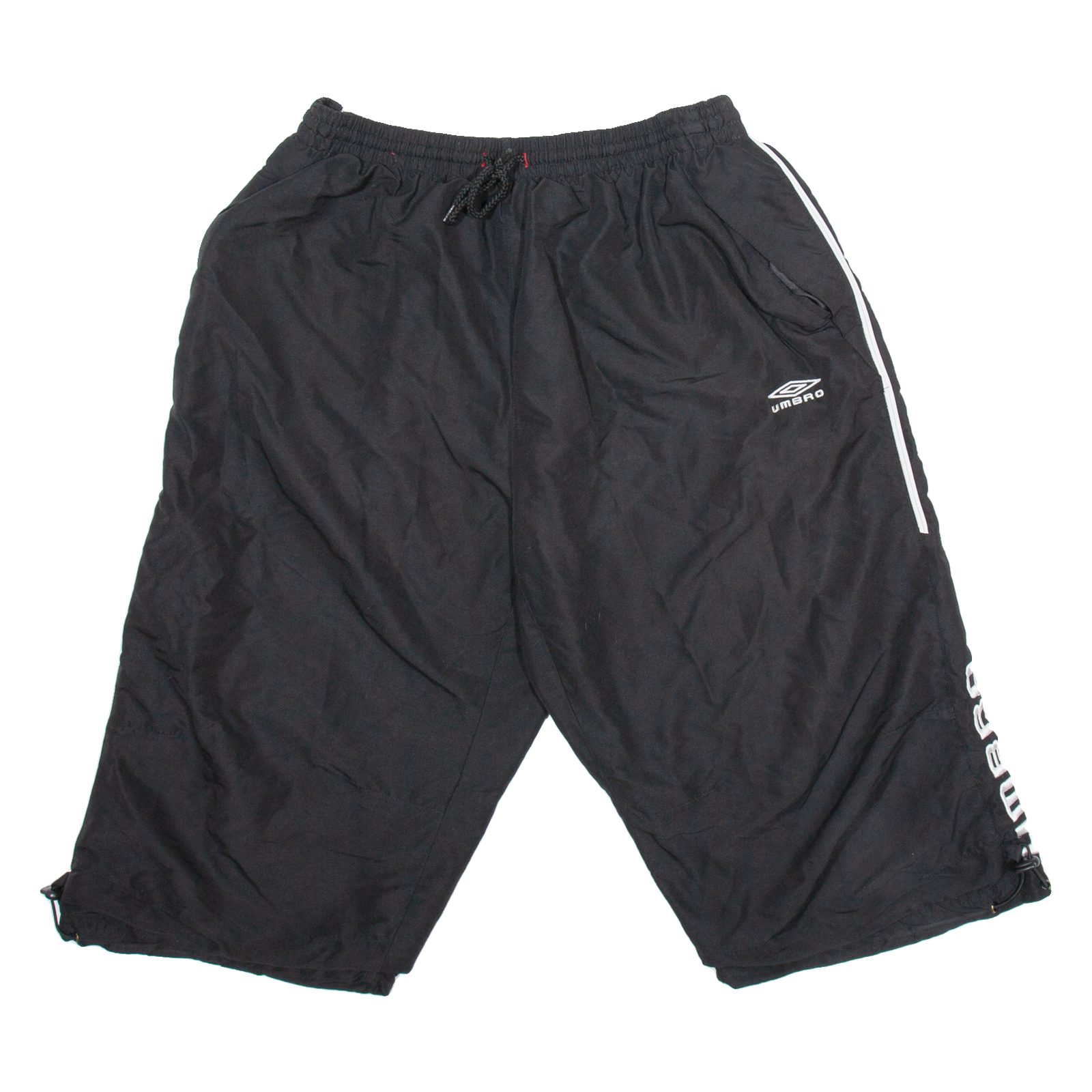 UMBRO Mens Sports Shorts Black Relaxed XL W30 Refurbished - N/A refurbished available on Cerqular