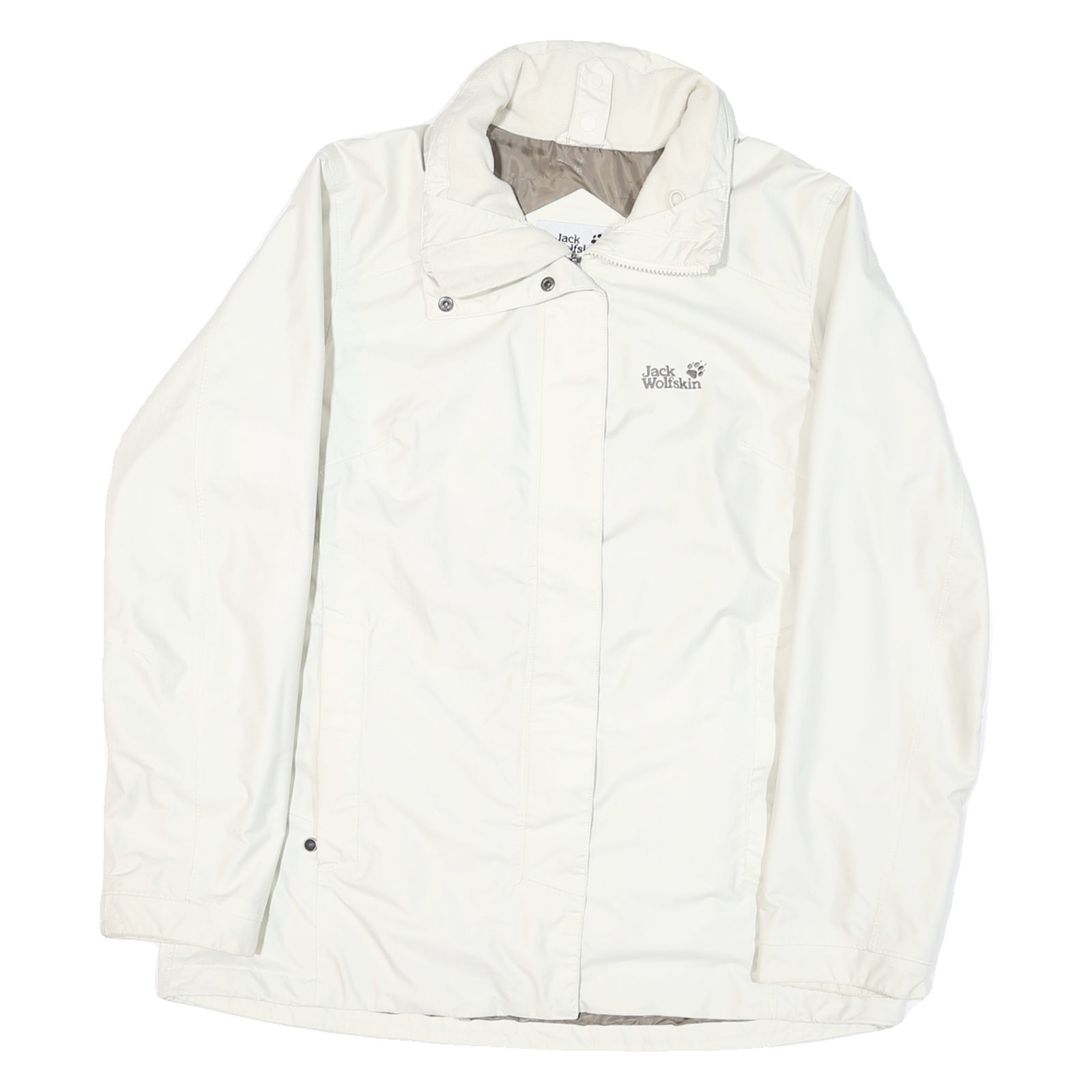 Buy JACK WOLFSKIN Mens White Polyester Blend Jacket L Outdoor Zip Plain Casual Refurbished - $64.99 JACK WOLFSKIN Mens White Polyester Blend Jacket L Outdoor Zip Plain Casual Refurbished - N/A refurbished available on Cerqular
