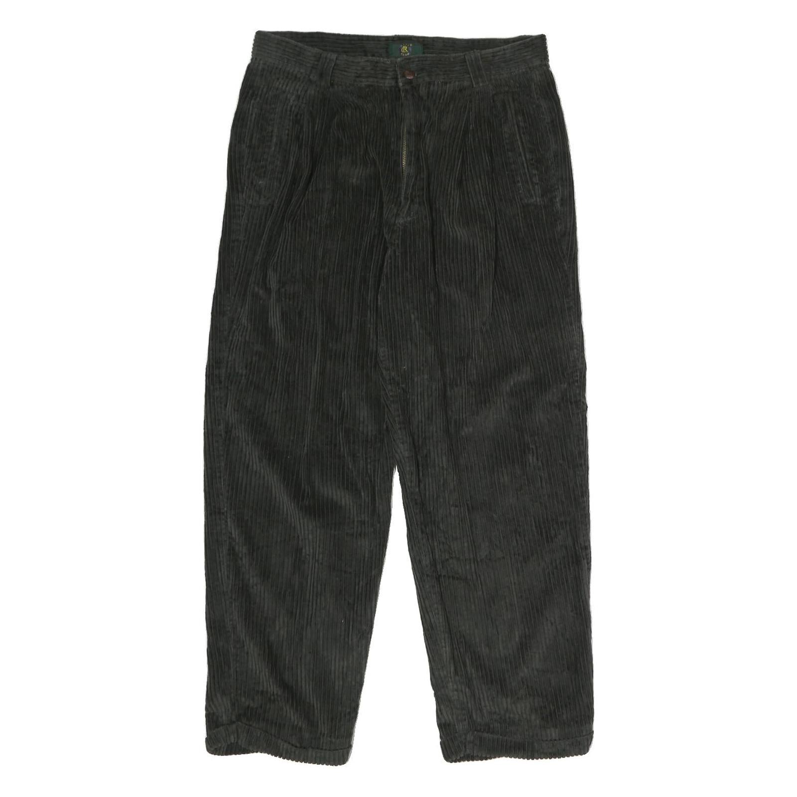 CLUB ROOM Mens Cotton Black Classic Straight Trousers W34 L27 Casual Elegant Refurbished - N/A refurbished available on Cerqular