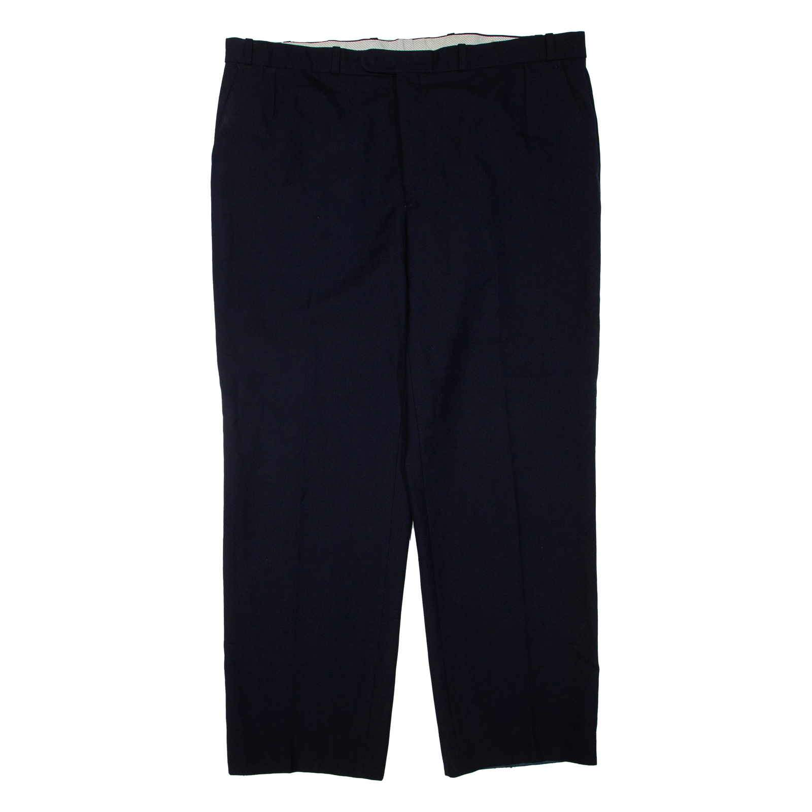 HAGMAN Mens Trousers Blue Regular Tapered W42 L31 Refurbished - N/A refurbished available on Cerqular