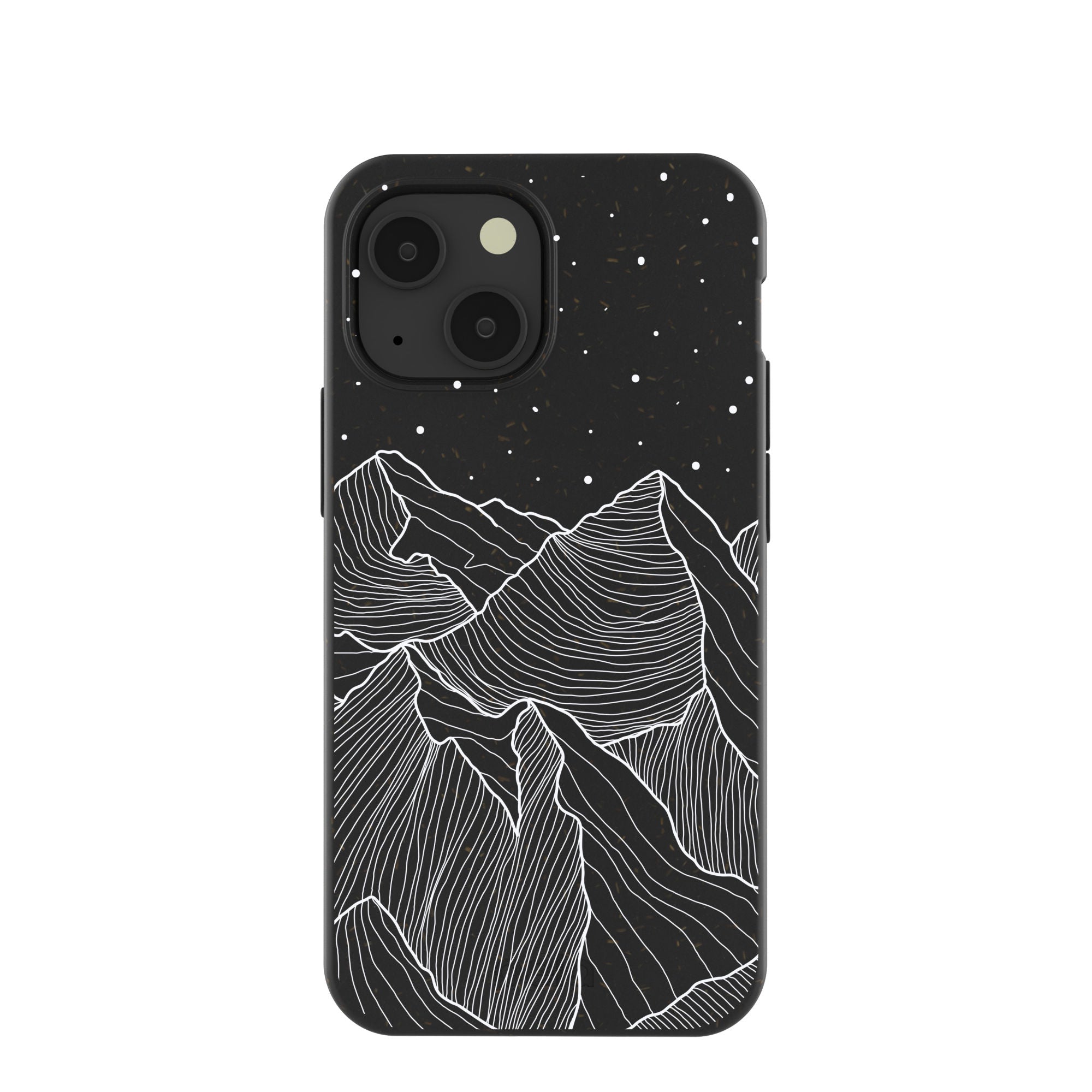 Black Night Panorama iPhone 13 Mini Case Refurbished - Pela Case refurbished available on Cerqular