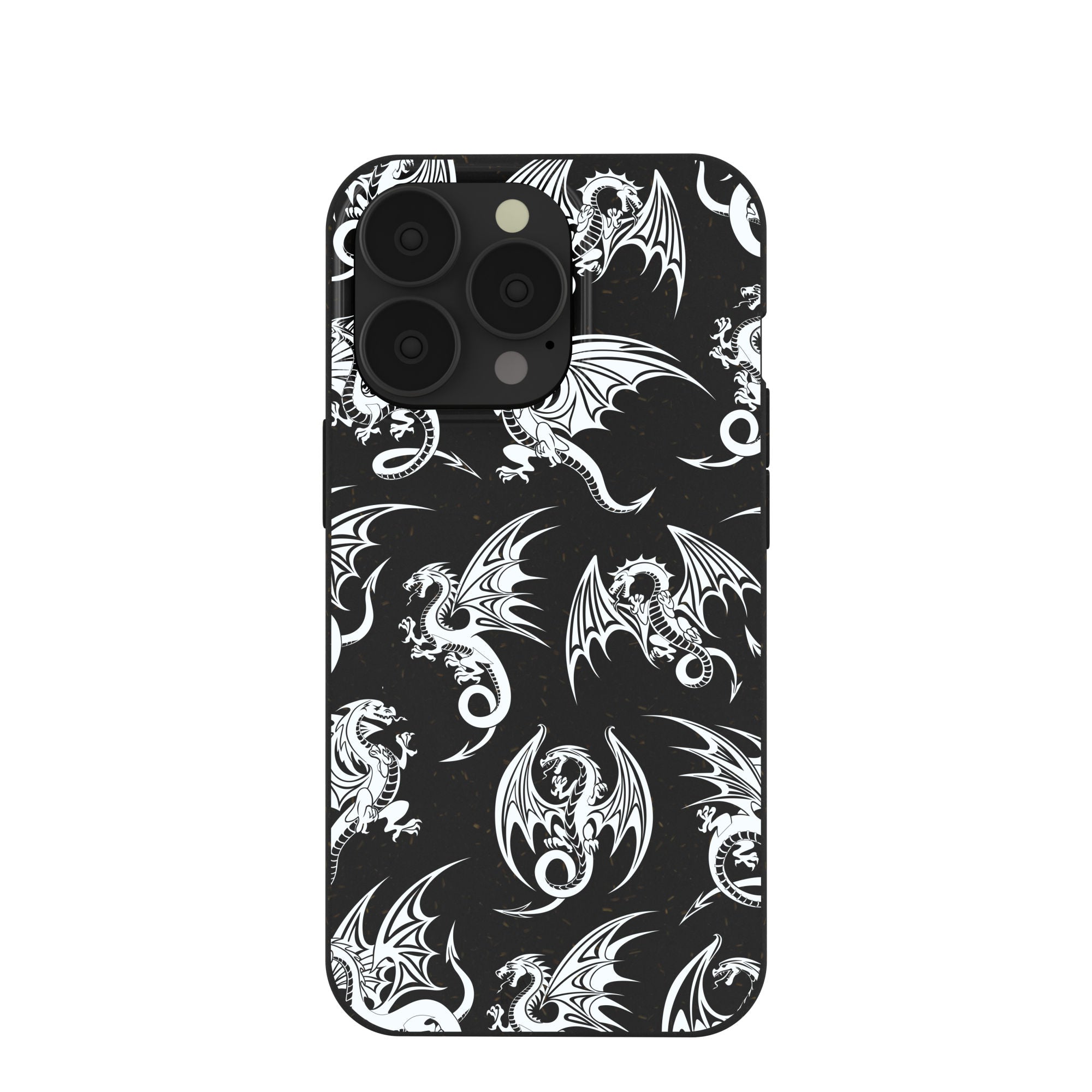 Black Mythical Dragons iPhone 13 Pro Case Refurbished - Pela Case refurbished available on Cerqular