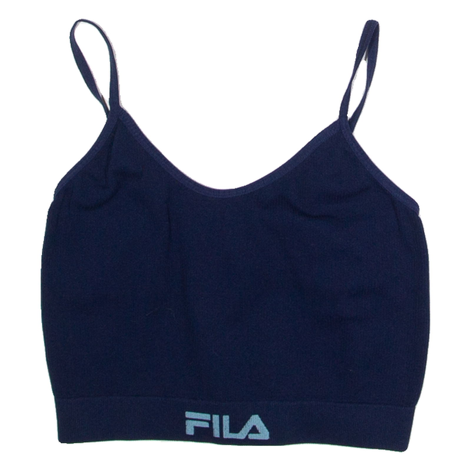 FILA Cropped Womens T-Shirt Blue Sleeveless XS Refurbished - N/A refurbished available on Cerqular
