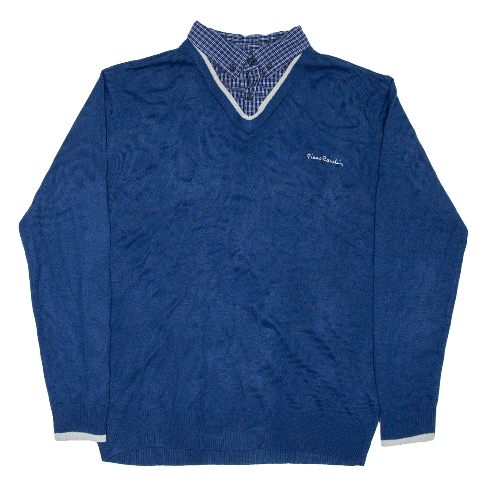 Buy PIERRE CARDIN Mens Jumper Blue Collared Tight Knit S Refurbished - $27.29 PIERRE CARDIN Mens Jumper Blue Collared Tight Knit S Refurbished - N/A refurbished available on Cerqular