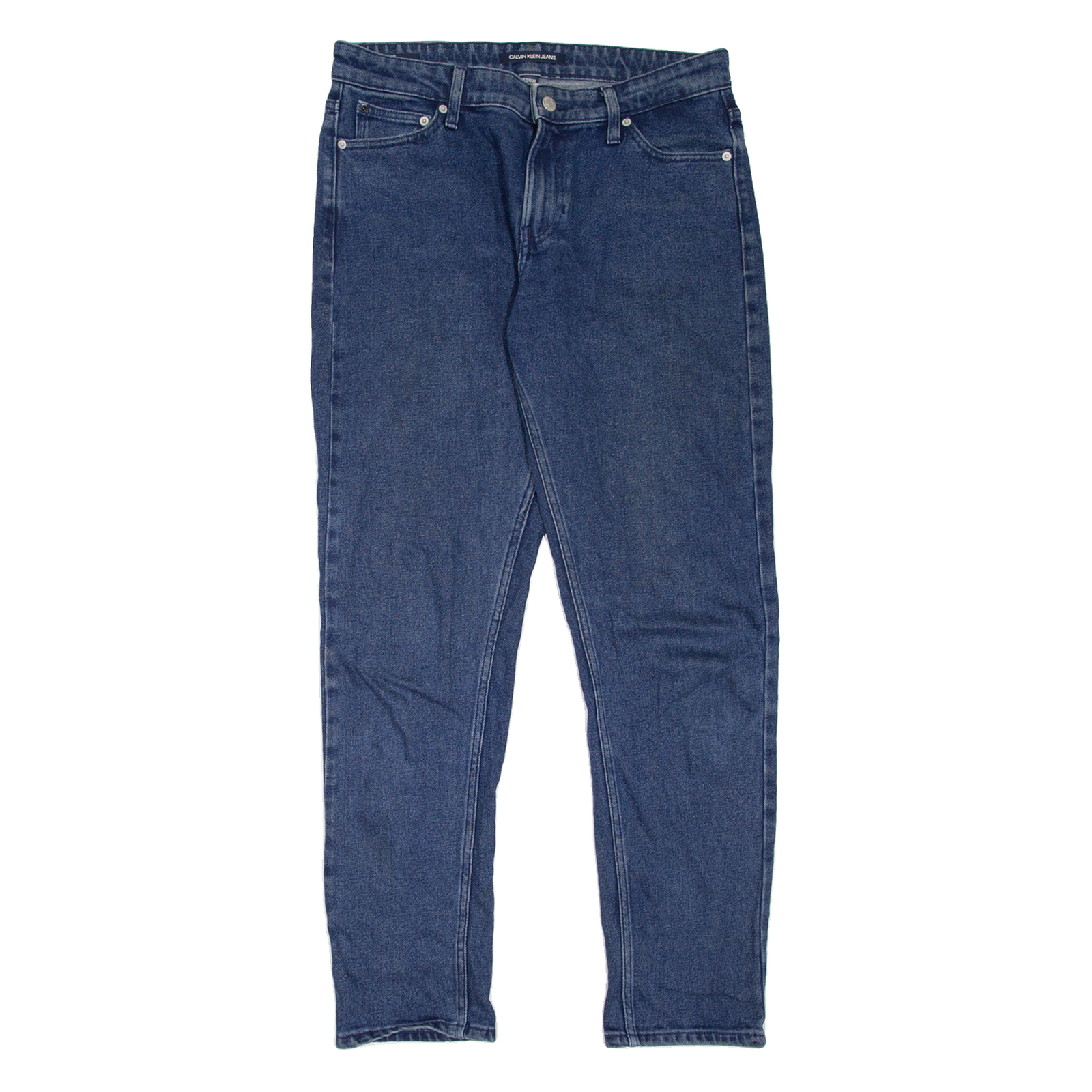 CALVIN KLEIN JEANS Mid Rise Womens Jeans Blue Slim Tapered W29 L29 Refurbished - N/A refurbished available on Cerqular