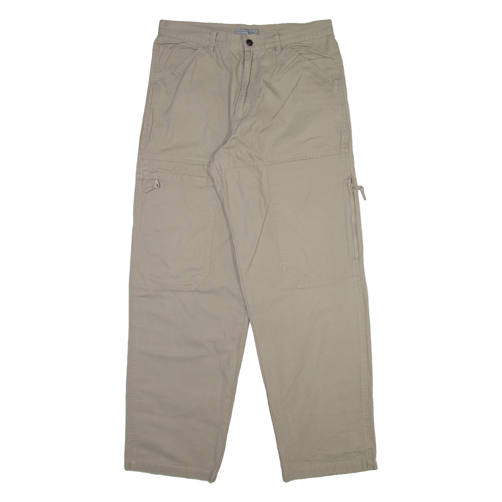 TAL Mens Trousers Beige Relaxed Straight W32 L32 Refurbished - N/A refurbished available on Cerqular