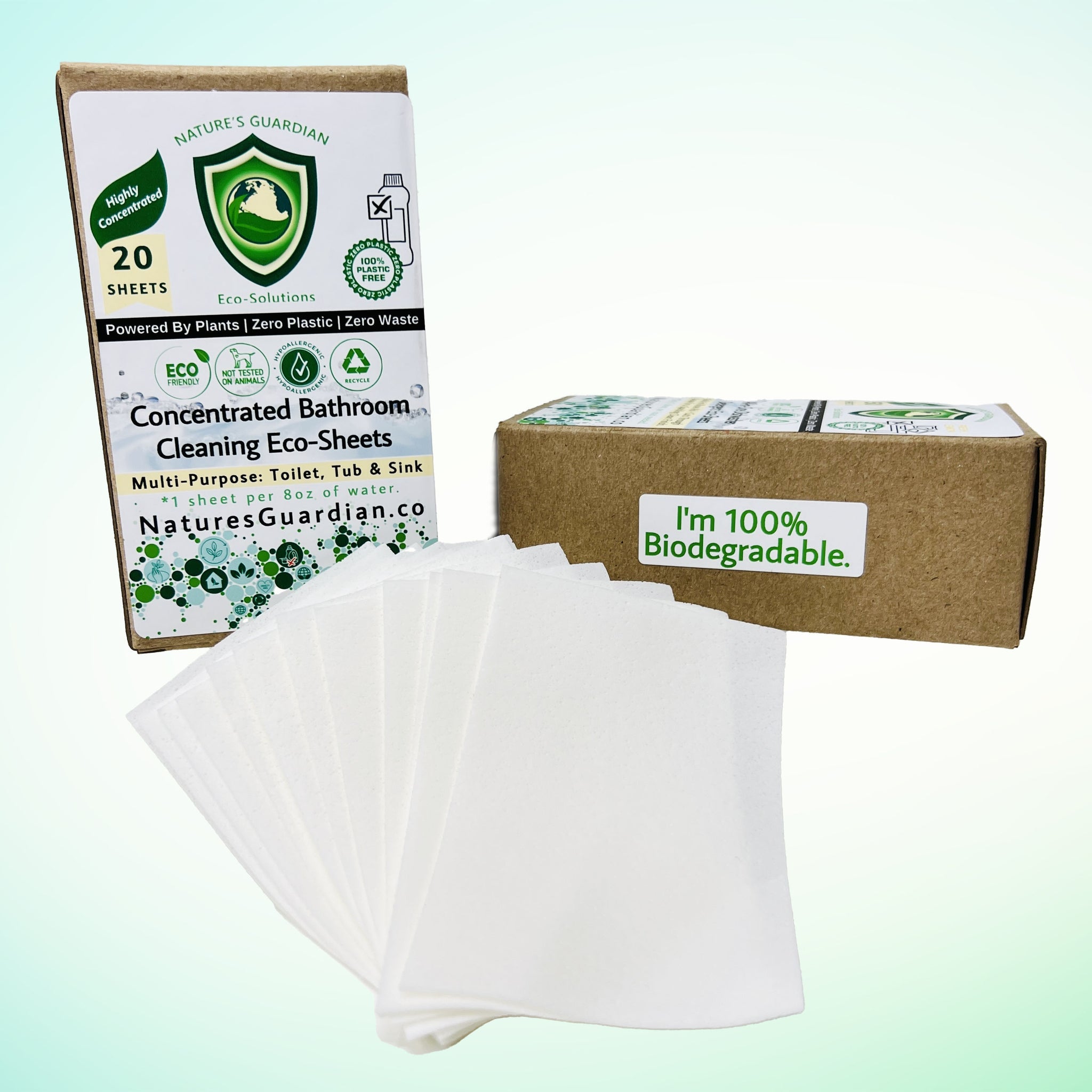 Buy Concentrated Cleaning Eco-Sheets | Multi-Purpose, 4 Varieties to choose from! | Style: Bathroom Cleaning Eco Sheets | Tub/Sink/Toilet Refurbished - $14.00 Concentrated Cleaning Eco-Sheets | Multi-Purpose, 4 Varieties to choose from! | Style: Bathroom Cleaning Eco Sheets | Tub/Sink/Toilet Refurbished - Nature's Guardian Eco Sheets refurbished available on Cerqular