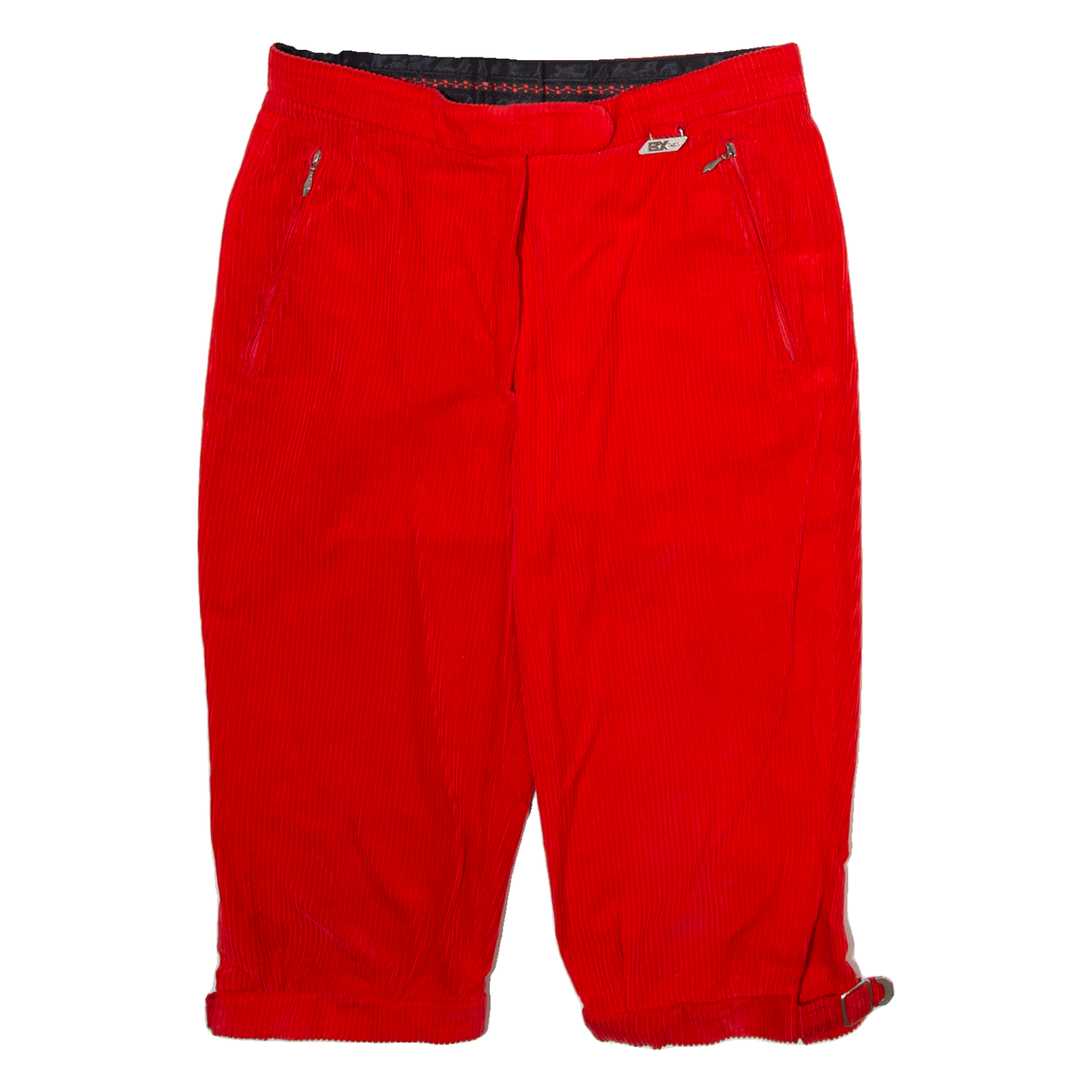 BX SWISS Womens Corduroy Shorts Red S W28 Refurbished - N/A refurbished available on Cerqular