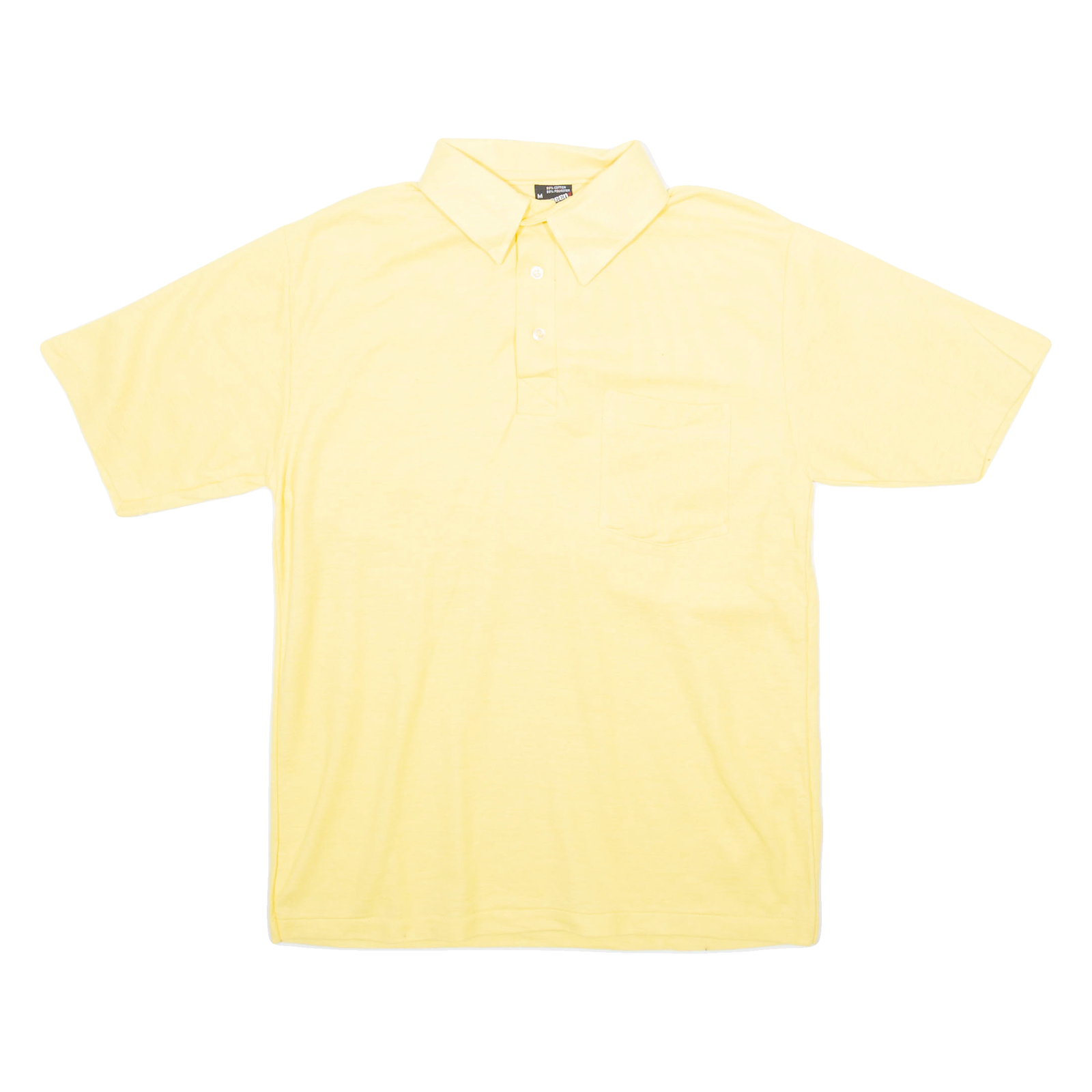 SCREEN STARS Mens Polo Shirt Yellow Short Sleeve M Refurbished - N/A refurbished available on Cerqular