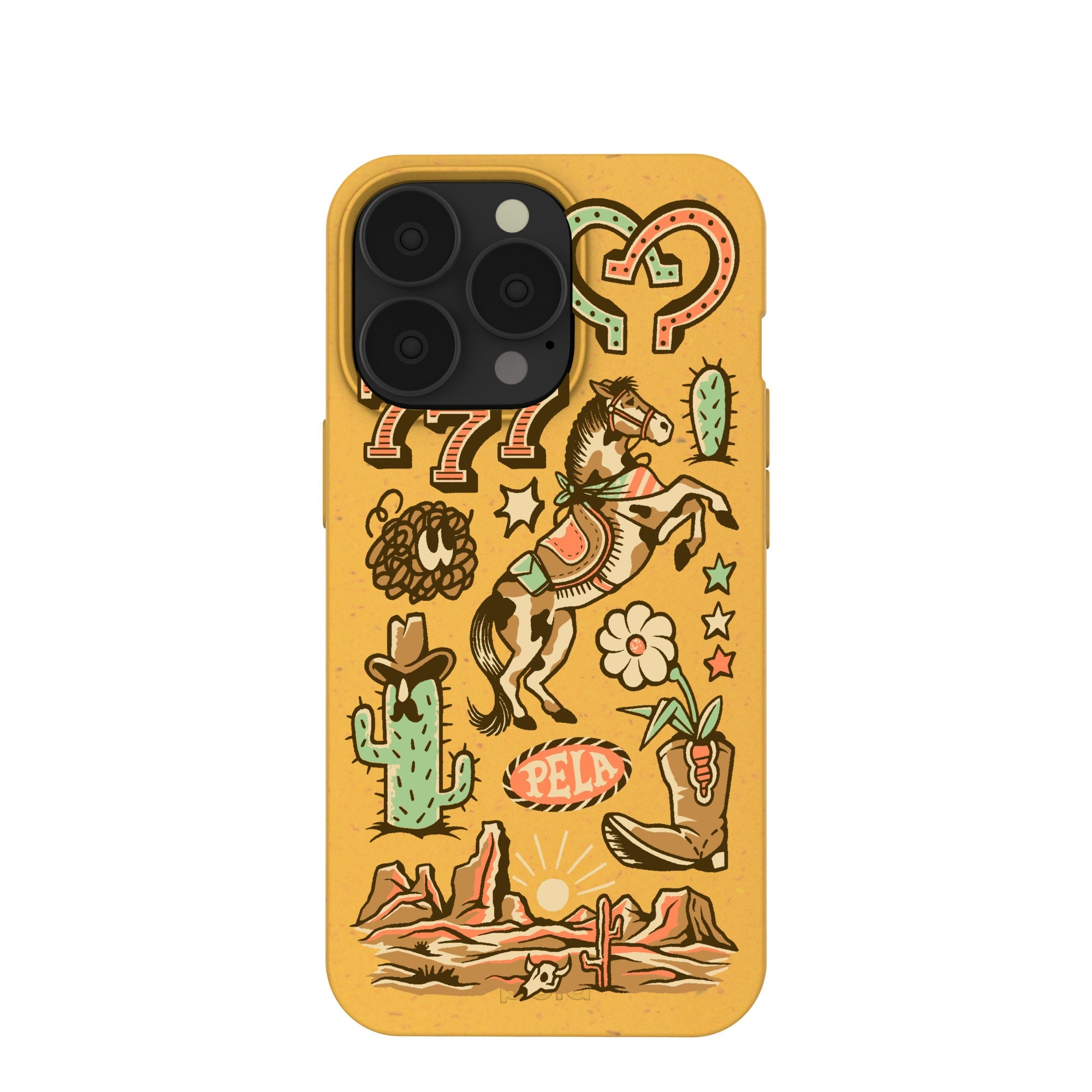 Honey Miller West iPhone 13 Pro Case Refurbished - Pela Case refurbished available on Cerqular