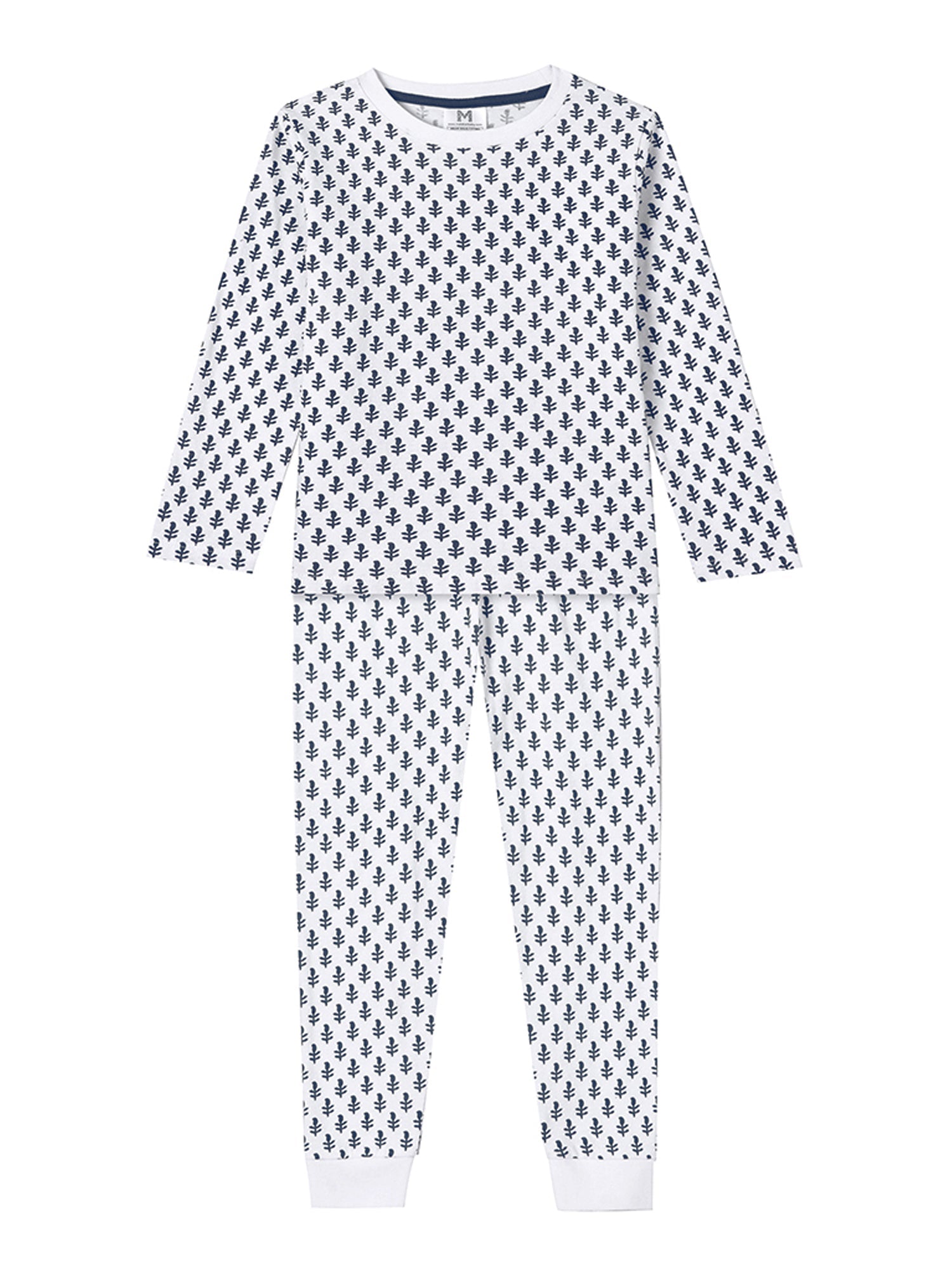 Toddler & Big Kid Cotton Knit PJ Set (Fort Blue) | Size: 6 Years Refurbished - Malabar Baby refurbished available on Cerqular