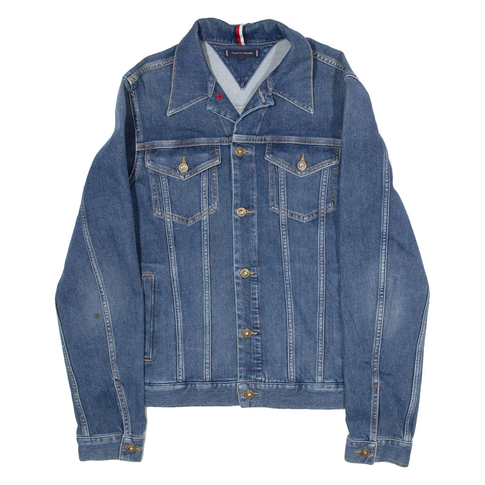 TOMMY HILFIGER Womens Denim Jacket Blue M Refurbished - N/A refurbished available on Cerqular