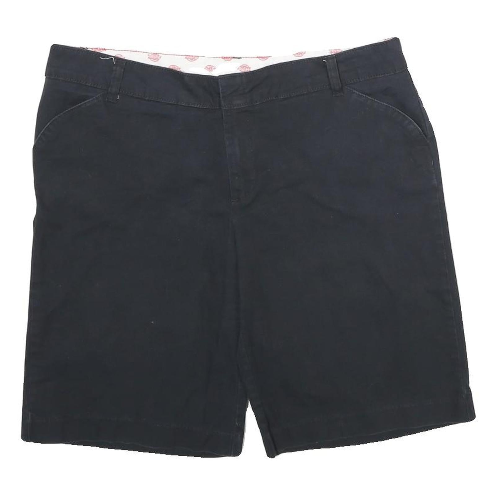 DICKIES Womens Shorts Black Casual Classic UK 16 W36 Cotton Blend Relaxed Fit Refurbished - N/A refurbished available on Cerqular