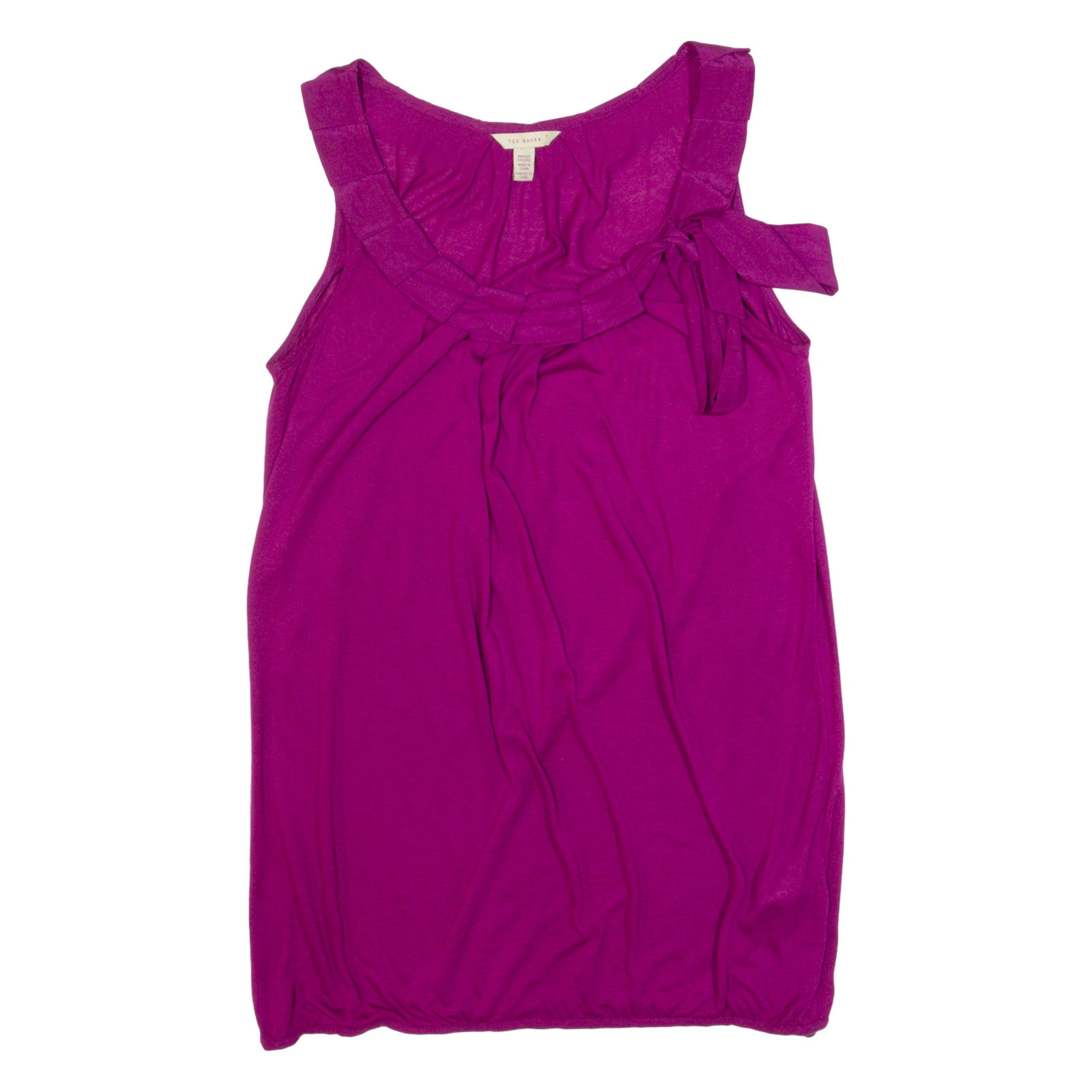 TED BAKER Womens Vest Purple Sleeveless S Refurbished - N/A refurbished available on Cerqular