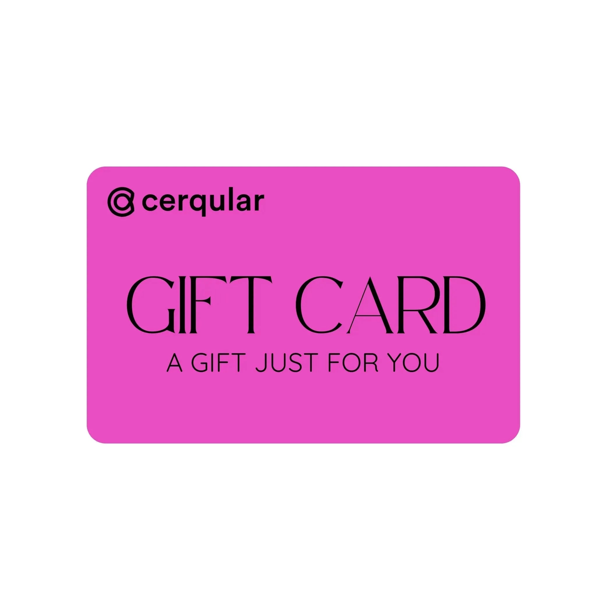 Cerqular Gift Card - Hot Pink | Denominations: $100.00 Refurbished - N/A (Note: It's possible that "Cerqular refurbished available on Cerqular