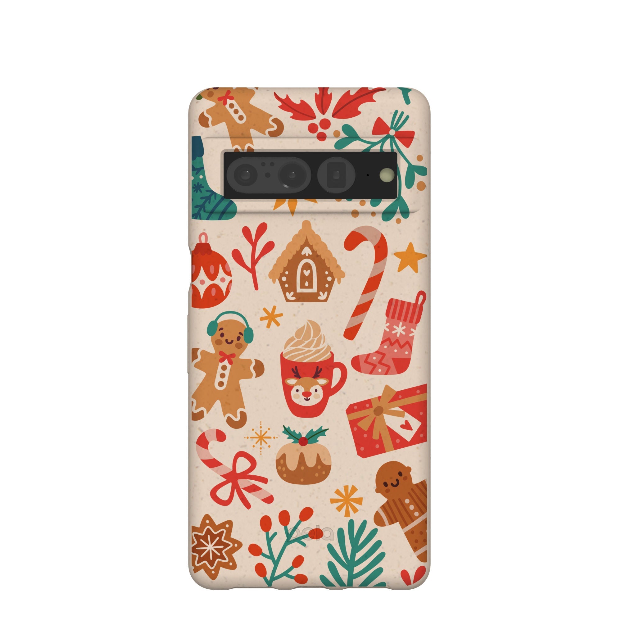 Seashell Festive AF Google Pixel 7 Pro Case Refurbished - Pela Case refurbished available on Cerqular