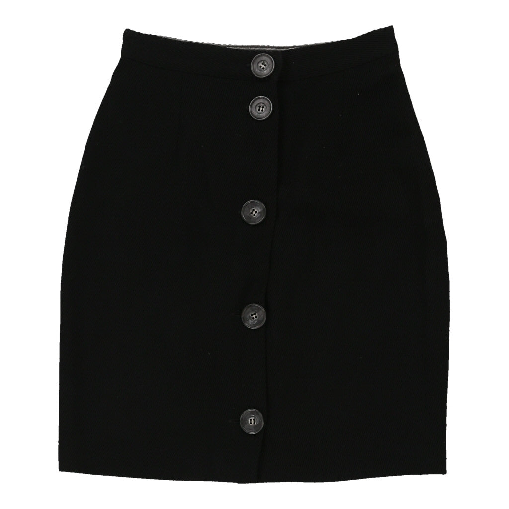Emporio Armani Skirt - 26W UK 6 Black Wool | Size: UK 6 Refurbished - N/A (Preloved Designer is not a specific brand, it refurbished available on Cerqular