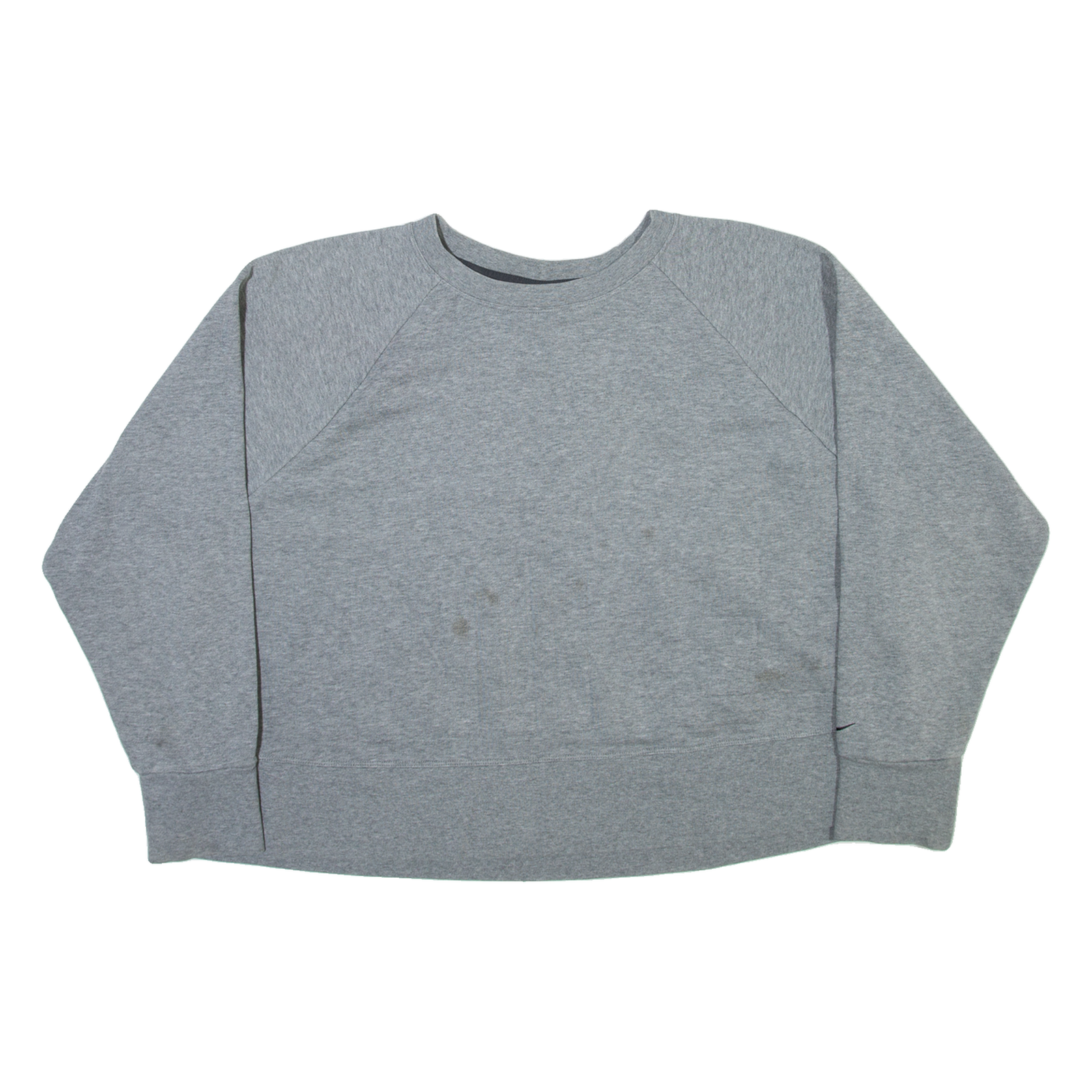 NIKE Womens Sweatshirt Grey Crew Neck 2XL Refurbished - N/A refurbished available on Cerqular