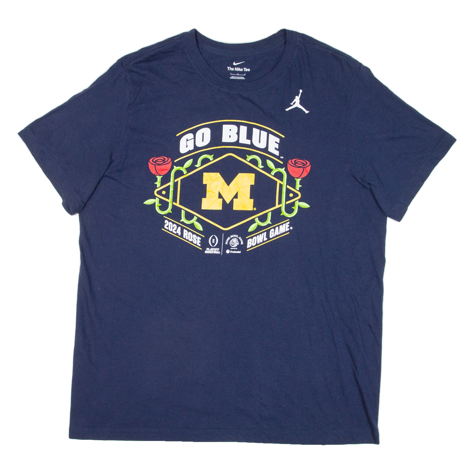 NIKE Mens T-Shirt Blue USA L Refurbished - N/A refurbished available on Cerqular