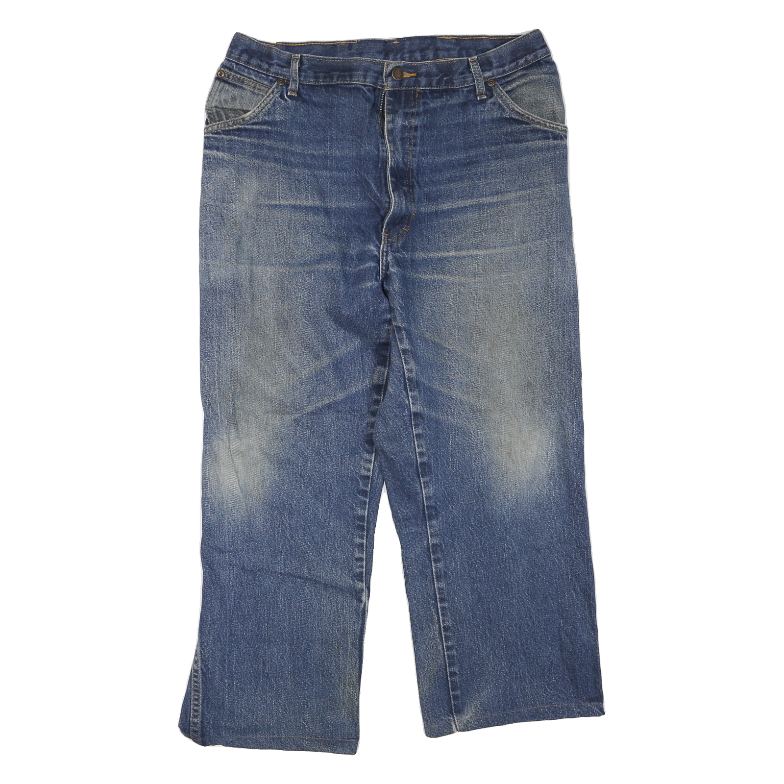 DICKIES Mens Regular Fit Blue Denim Jeans W34 L25 Zip Pockets Cotton Blend Refurbished - N/A refurbished available on Cerqular