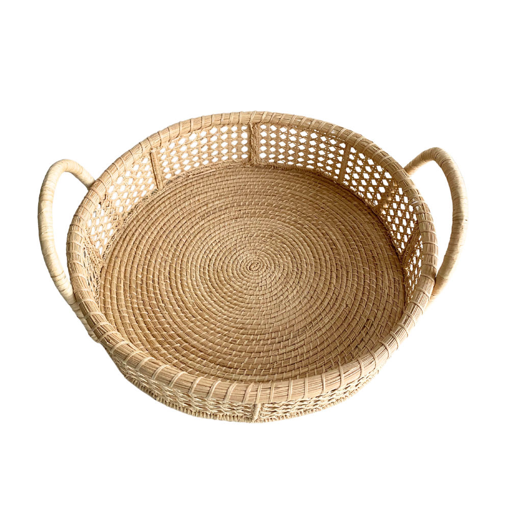 Round Shaped Tray - Home Decor Refurbished - Apalma Handmade refurbished available on Cerqular