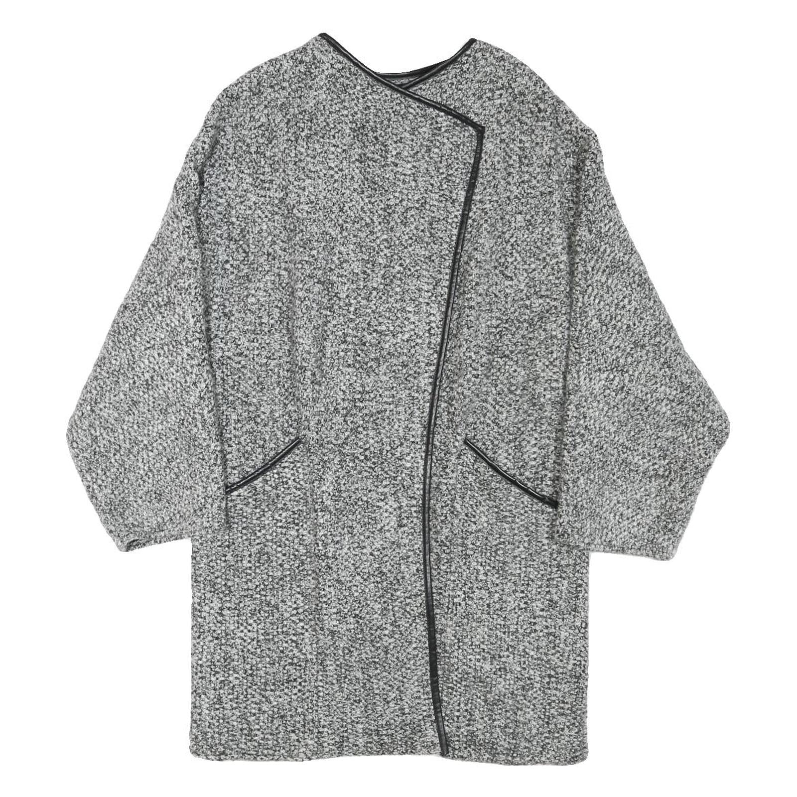 Buy ZARA BASIC Womens Grey Acrylic Blend Relaxed Jacket Size S Knit Oversized Refurbished - $37.69 ZARA BASIC Womens Grey Acrylic Blend Relaxed Jacket Size S Knit Oversized Refurbished - N/A refurbished available on Cerqular