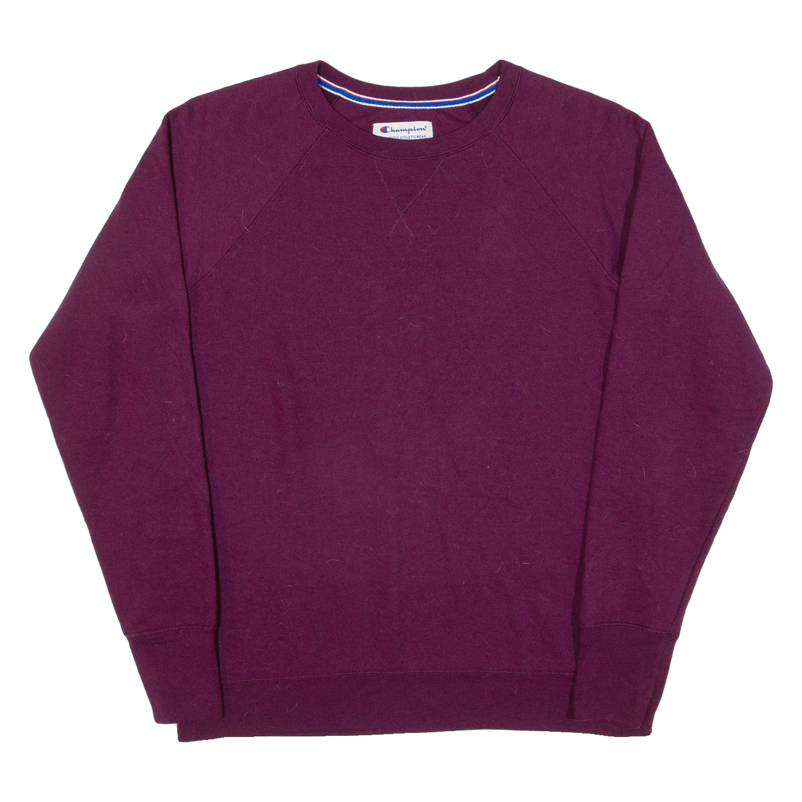 CHAMPION Womens Sweatshirt Maroon L Refurbished - N/A refurbished available on Cerqular