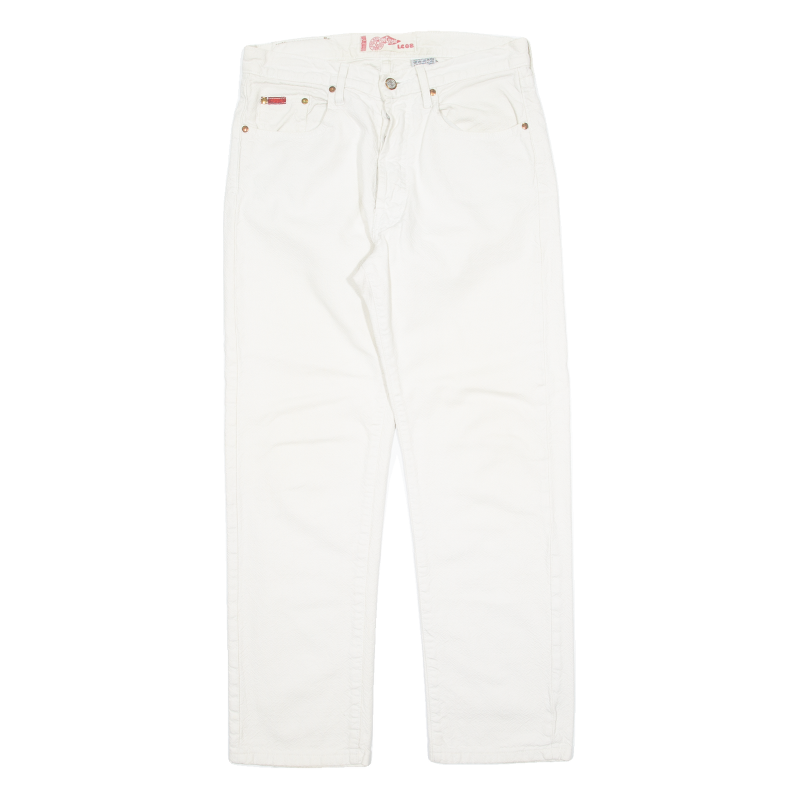 LEE COOPER Mens Trousers Cream Regular Straight W30 L28 Refurbished - N/A refurbished available on Cerqular