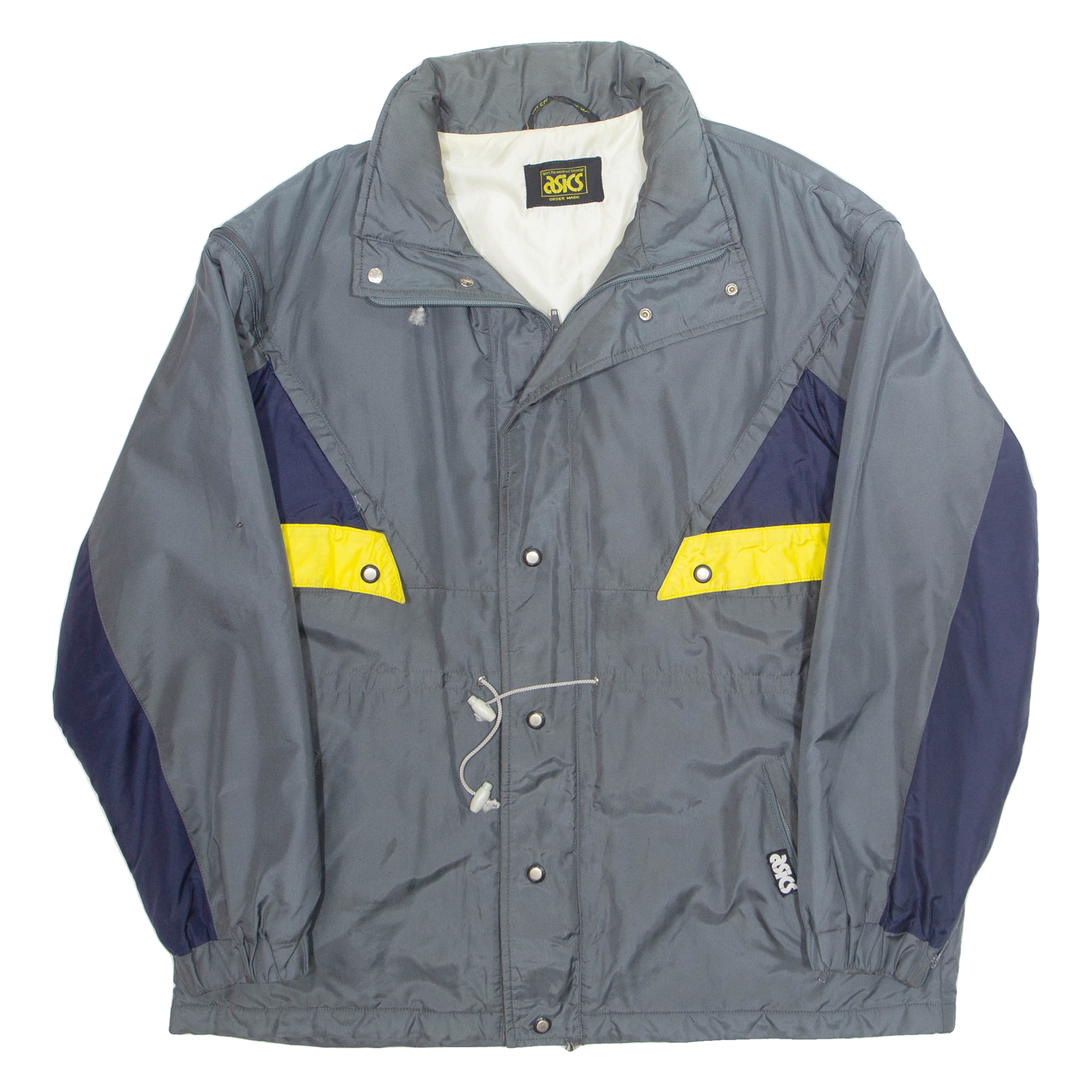 ASICS Mens Jacket Grey L Refurbished - N/A refurbished available on Cerqular