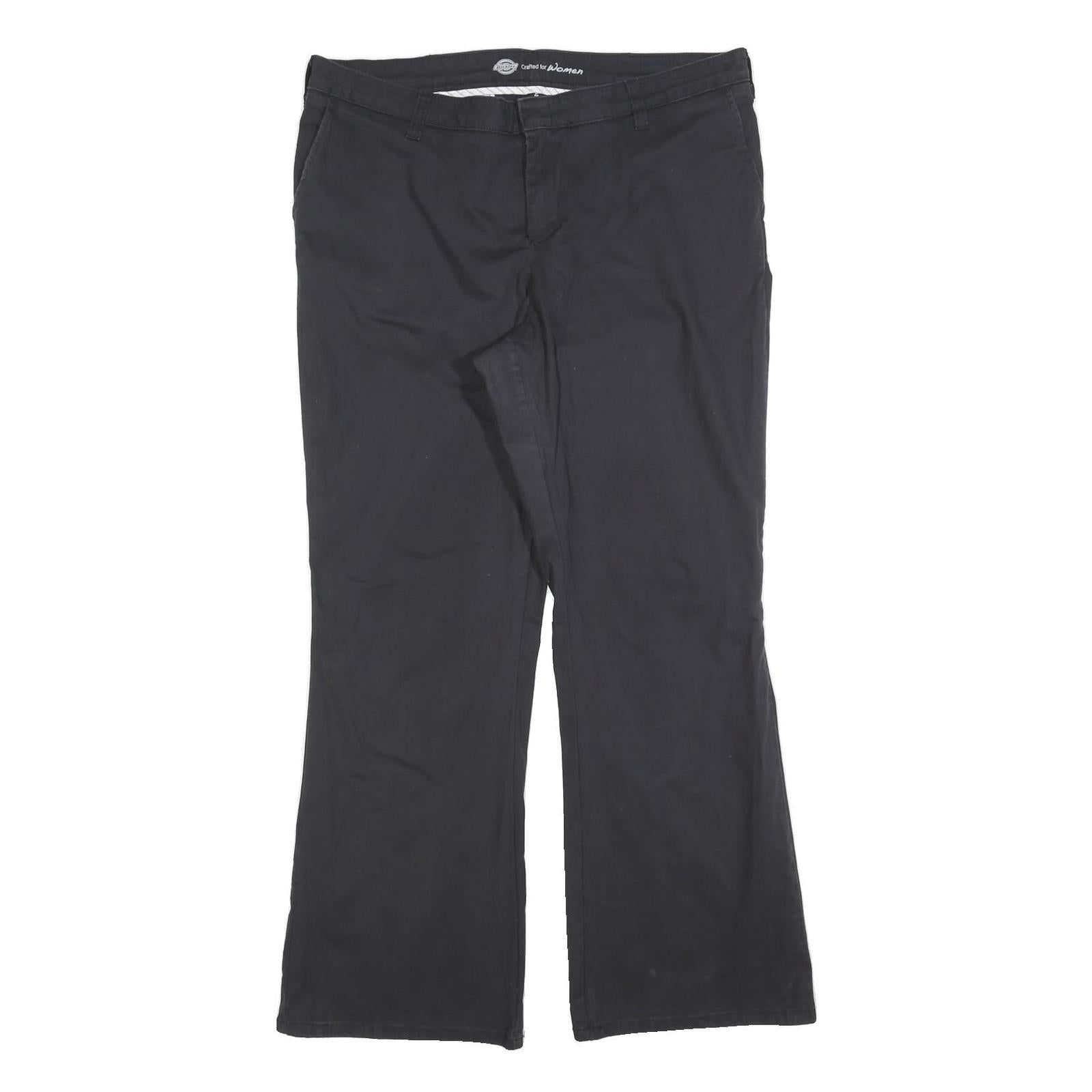 Buy DICKIES Womens Cotton Blend Black Slim Straight Trousers W36 L32 Comfortable Fit Refurbished - $42.89 DICKIES Womens Cotton Blend Black Slim Straight Trousers W36 L32 Comfortable Fit Refurbished - N/A refurbished available on Cerqular