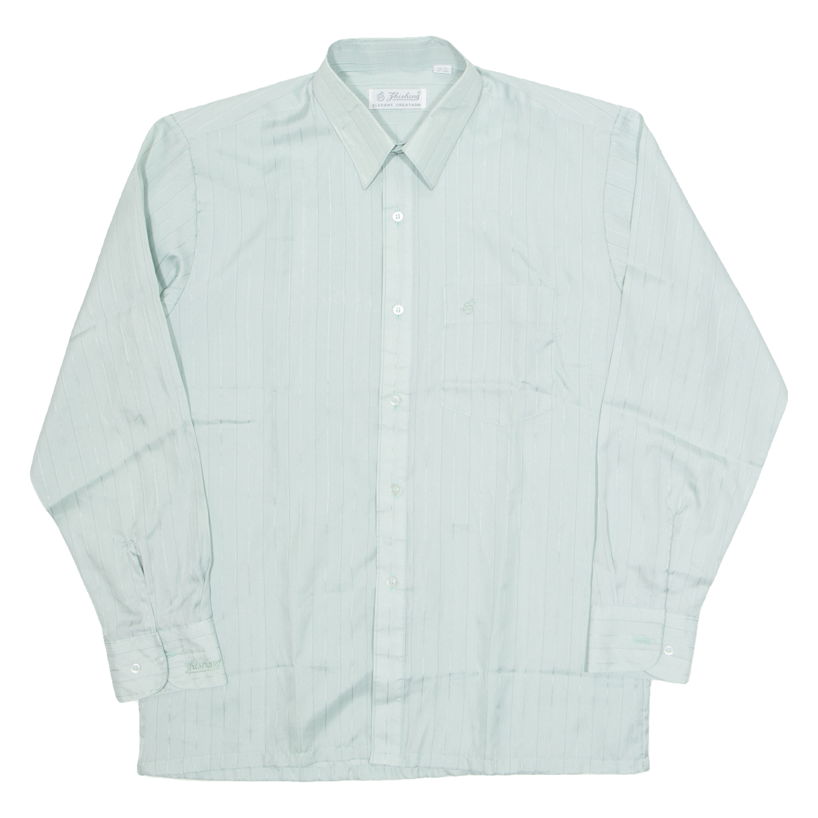 E FHISHHERG Womens Shirt Green Collared Long Sleeve L Refurbished - N/A refurbished available on Cerqular