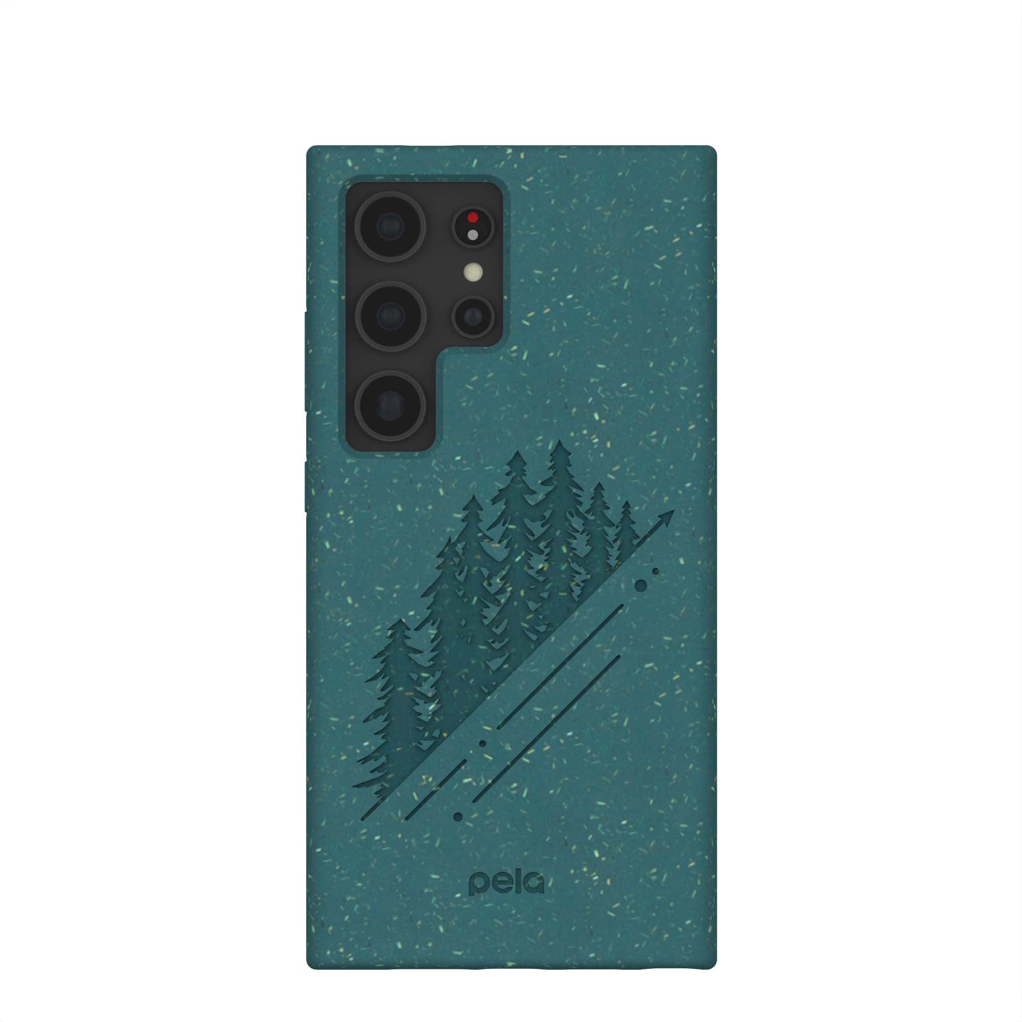 Green Summit Samsung S24 Ultra Phone Case Refurbished - Pela Case refurbished available on Cerqular