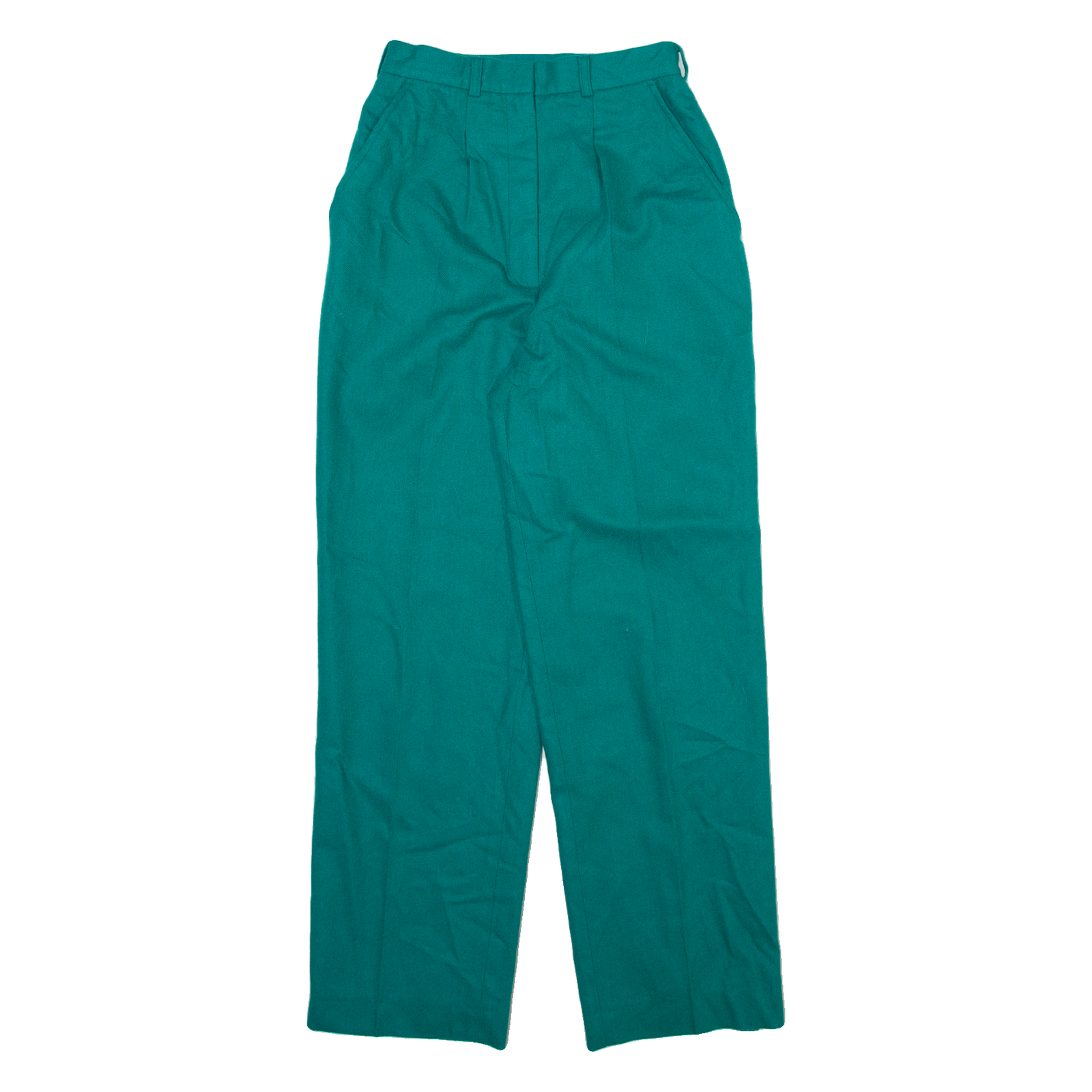 CAMDEN CLASSICS Womens Trousers Blue Relaxed Straight Wool W22 L27 Refurbished - N/A refurbished available on Cerqular