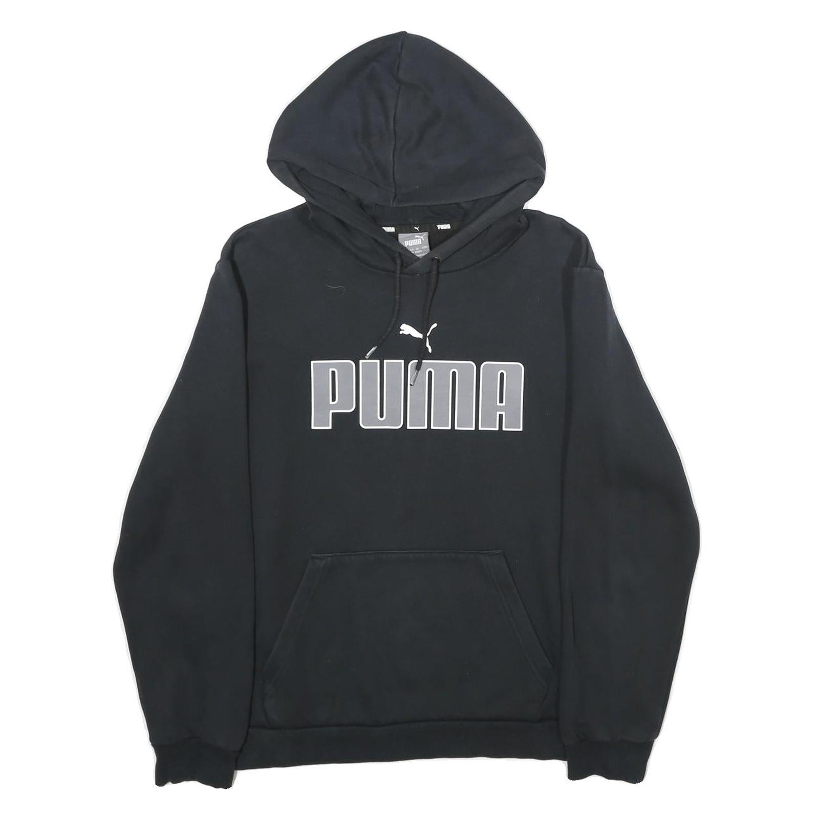 Buy PUMA Mens Black Hoodie M Cotton Blend Pullover Hooded Sweatshirt Logo Print Refurbished - $35.09 PUMA Mens Black Hoodie M Cotton Blend Pullover Hooded Sweatshirt Logo Print Refurbished - N/A refurbished available on Cerqular