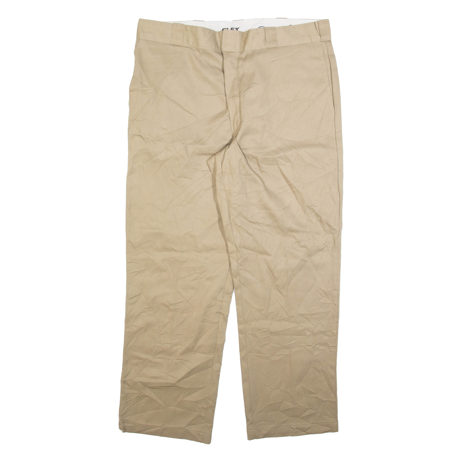 DICKIES Mens Trousers Beige Regular Straight W38 L30 Refurbished - N/A refurbished available on Cerqular