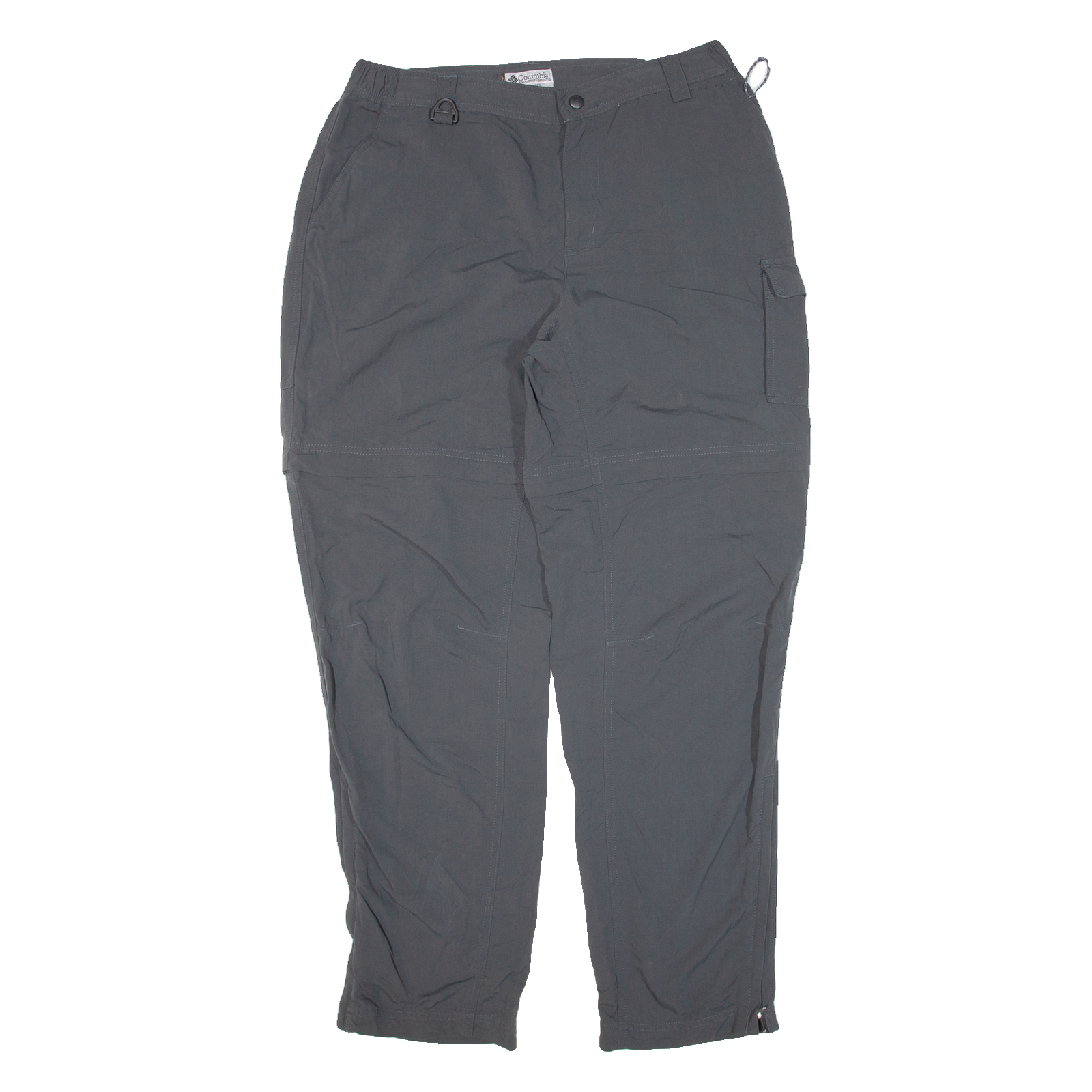COLUMBIA Womens Trousers Grey Relaxed Tapered Nylon W30 L30 Refurbished - N/A refurbished available on Cerqular