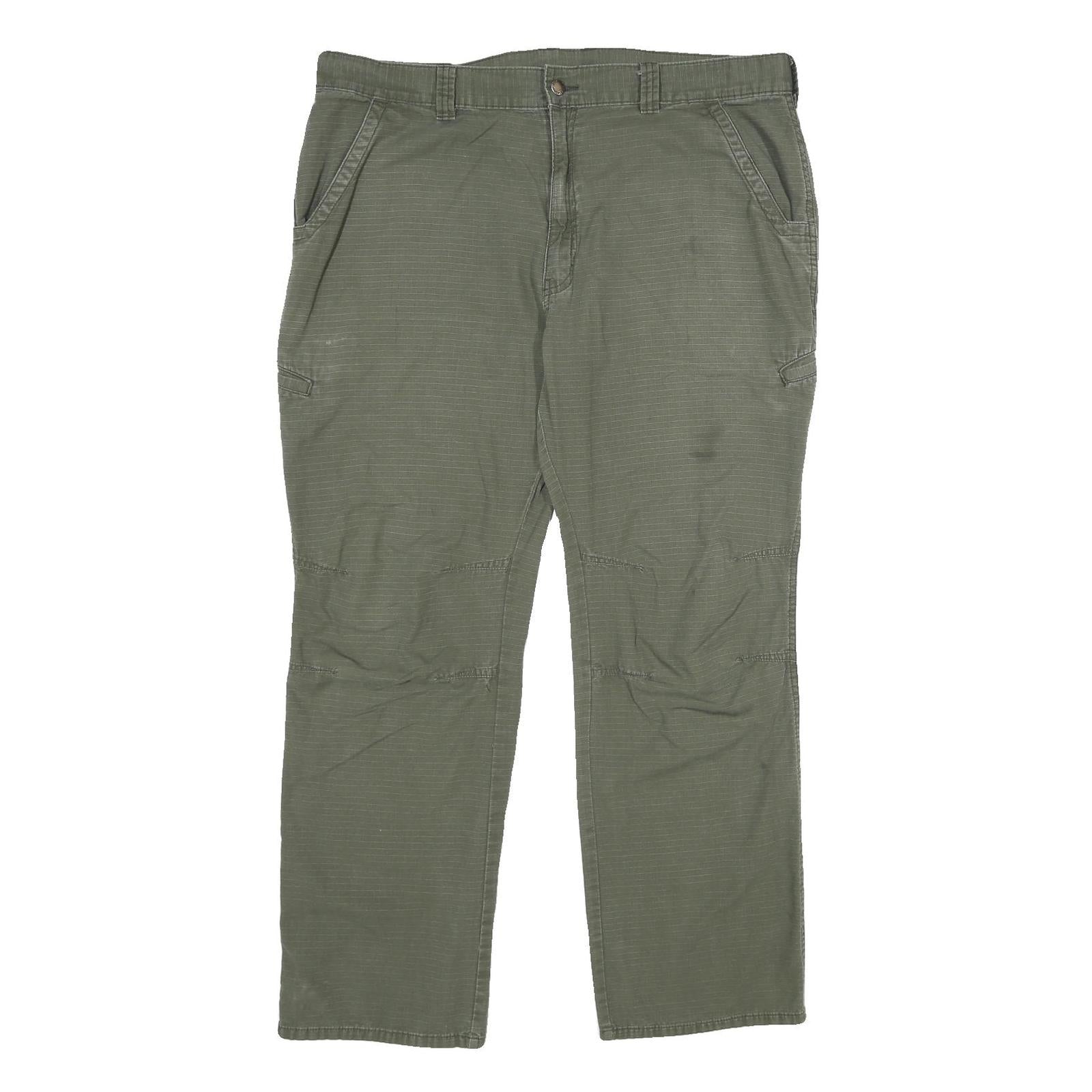 DICKIES Mens Cotton Green Regular Straight Trousers W40 L32 Workwear Casual Refurbished - N/A refurbished available on Cerqular